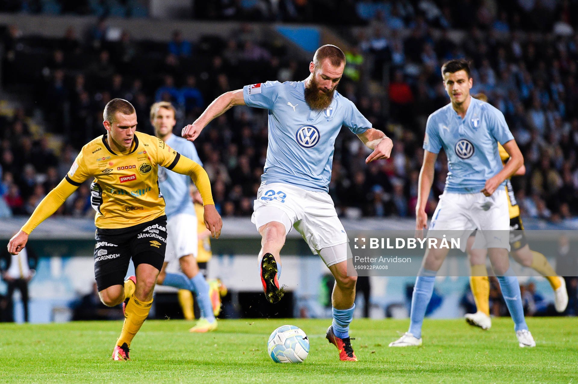 Elfsborgs Daniel Gustavsson, Malmö FFs Jo Inge Berget och