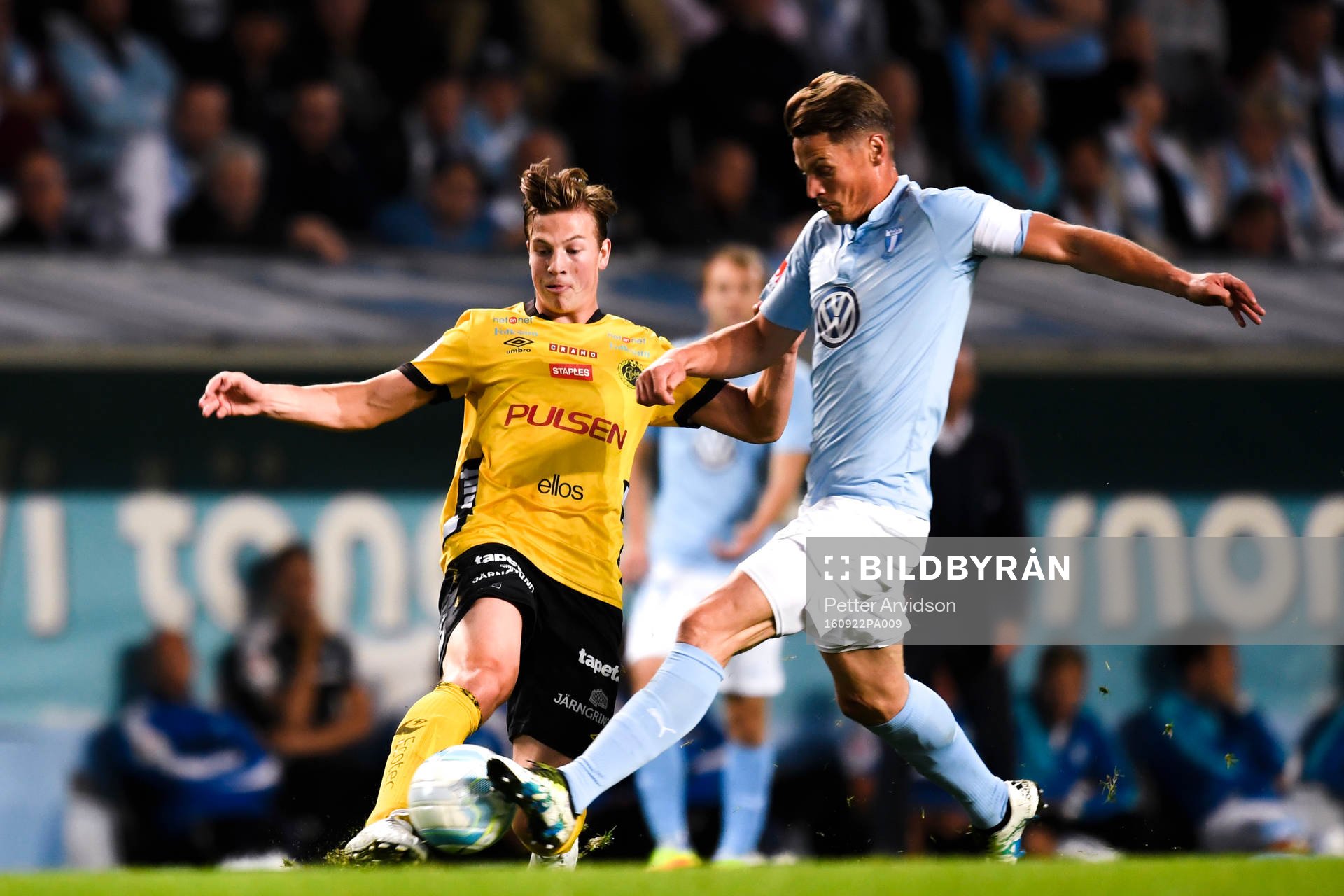Elfsborgs Simon Olsson och Malmö FFs Markus Rosenberg