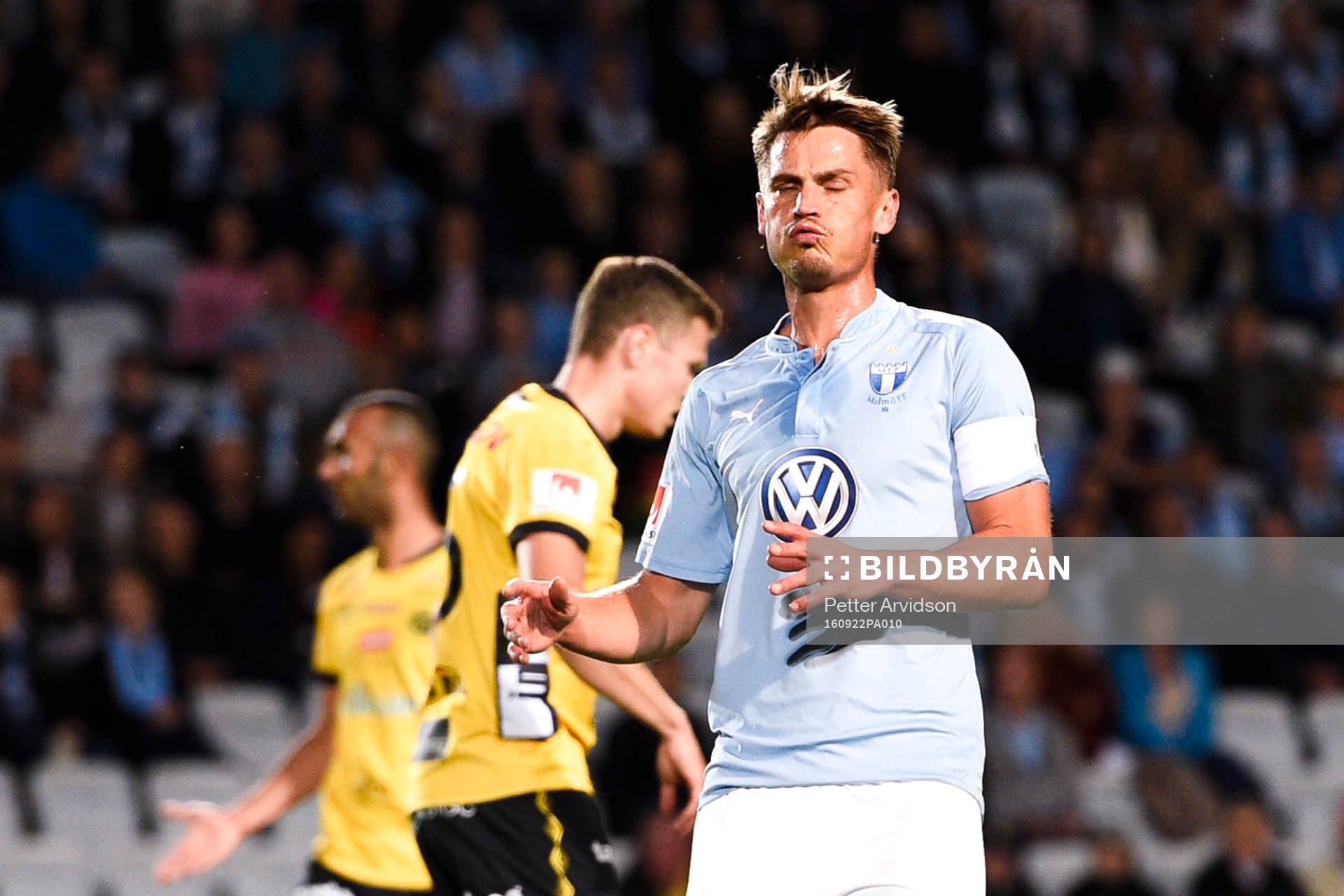 Malmö FFs Markus Rosenberg deppar