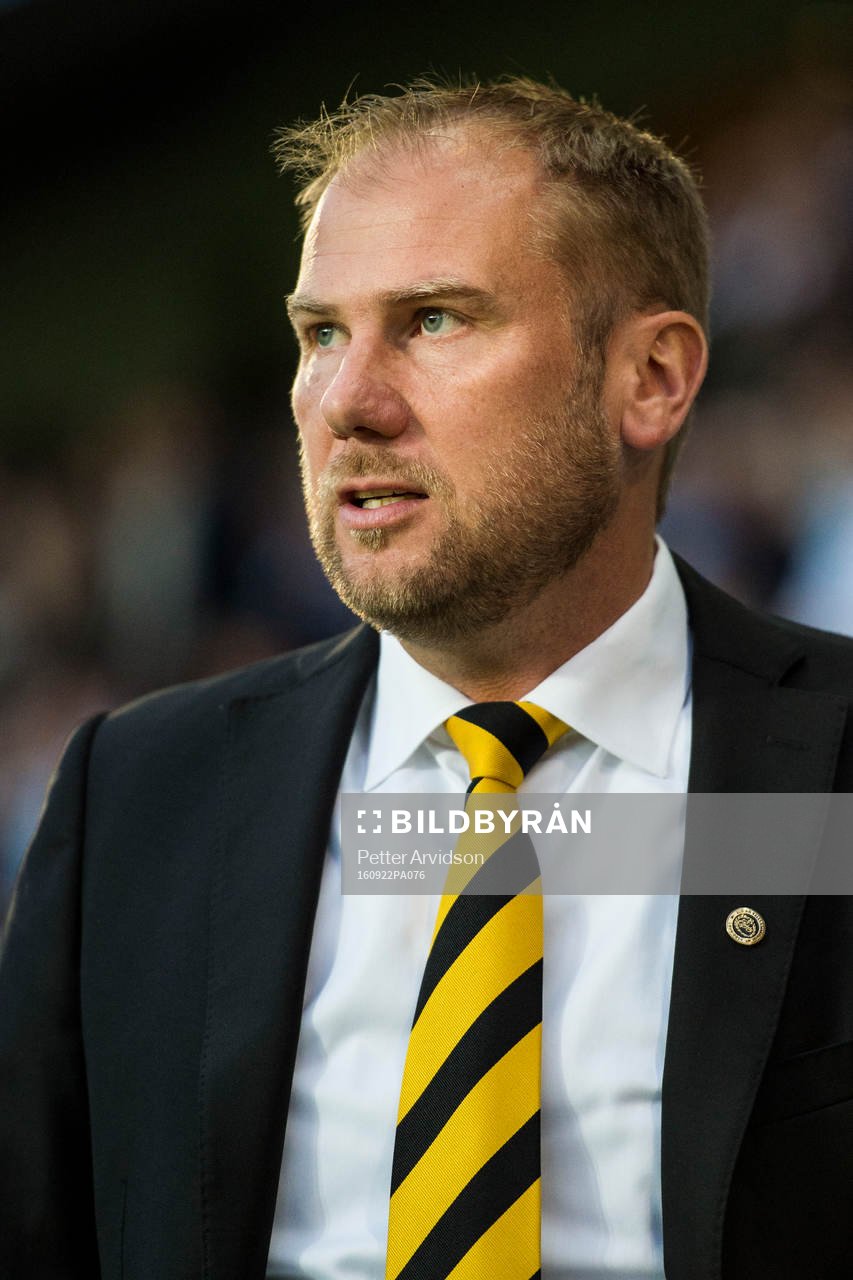 Elfsborgs manager Magnus Haglund