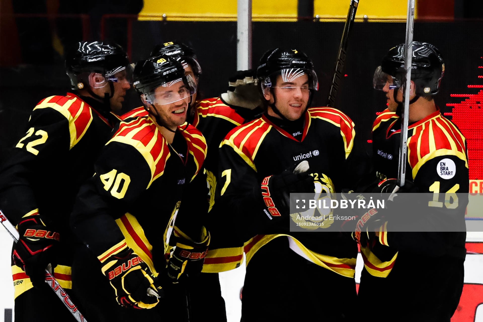 Brynäs Jörgen Sundqvist , Jesper Jensen och Daniel Paille