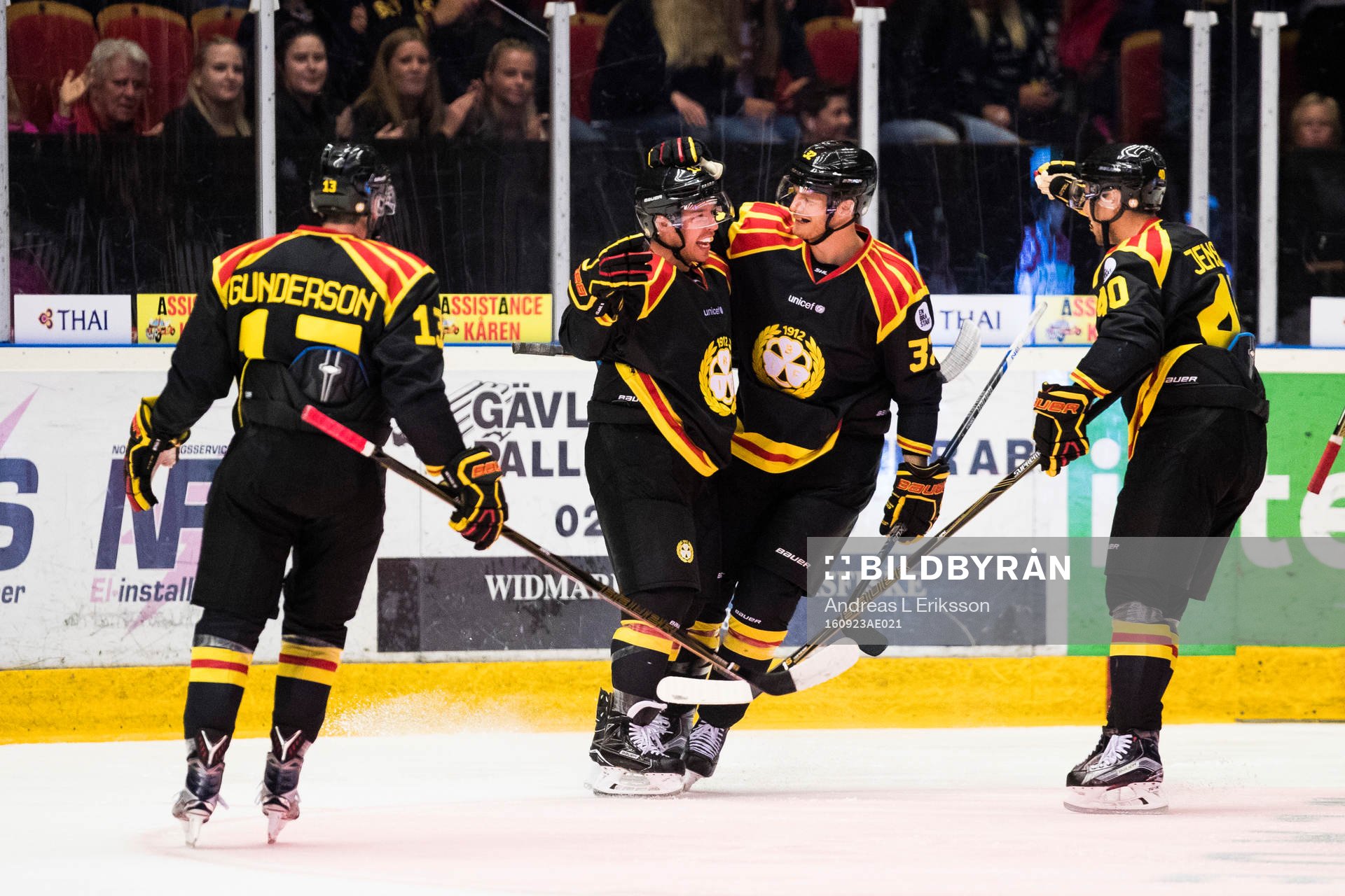 Brynäs Kevin Clark jublar