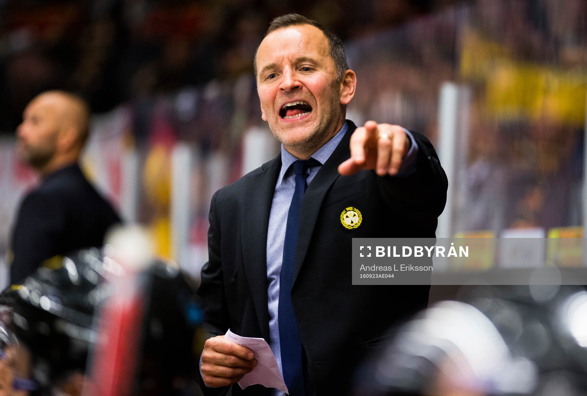 under ishockeymatchen i SHL mellan Brynäs och Frölunda
