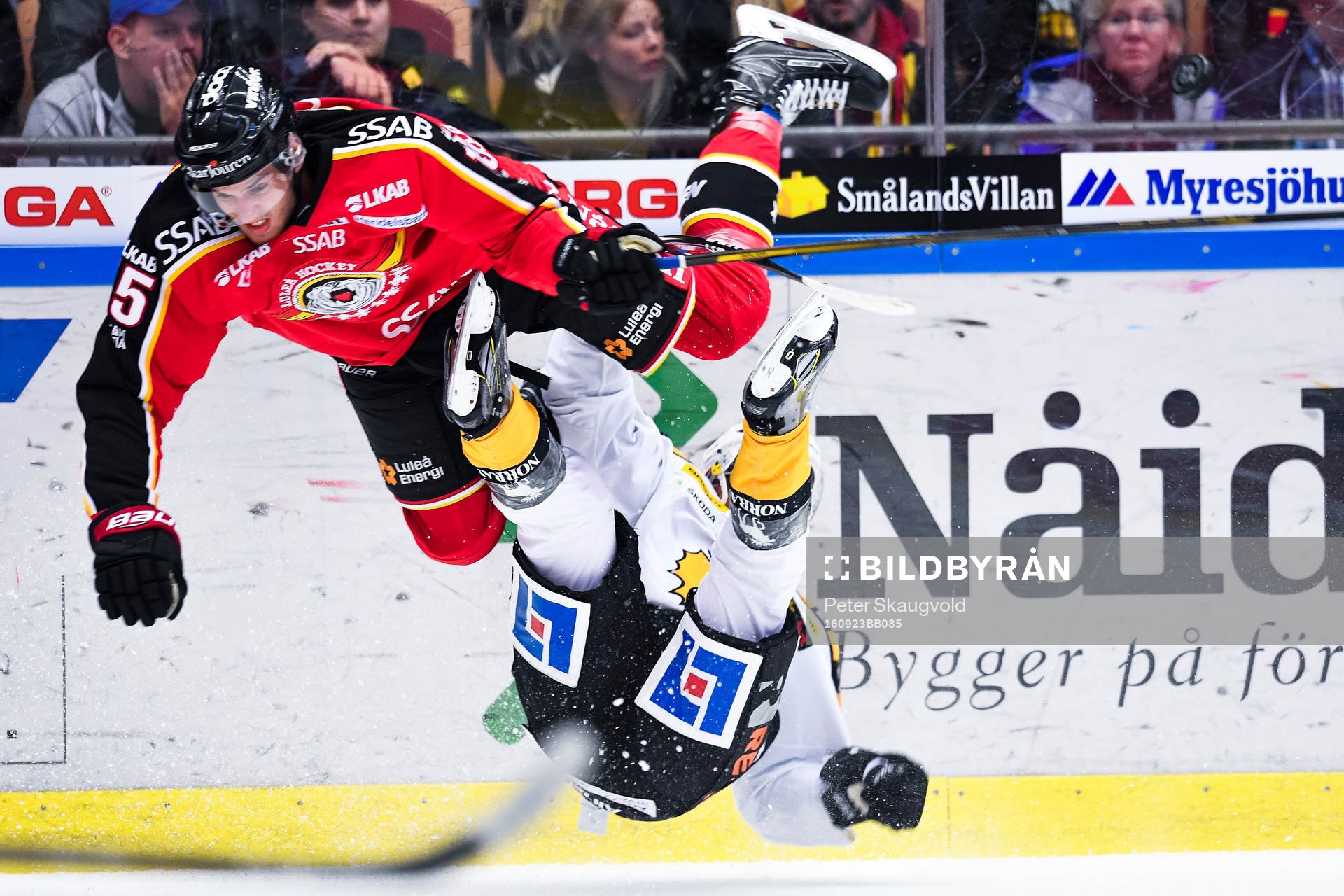 Luleås Christian Jaros och Skellefteås Sebastian Olsson