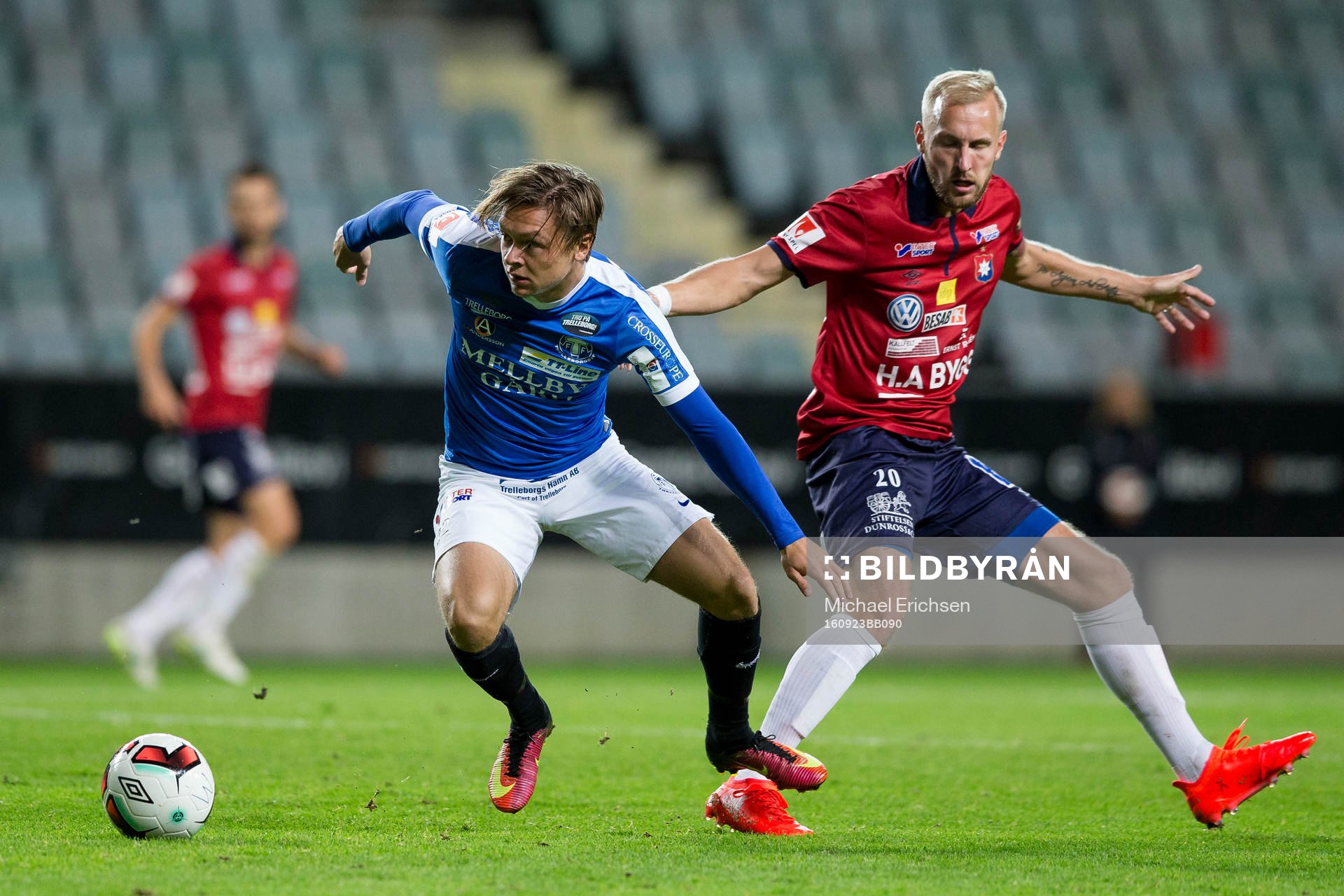 3 Trelleborgs Freddie Sramek mot Örgrytes Niklas Klingberg