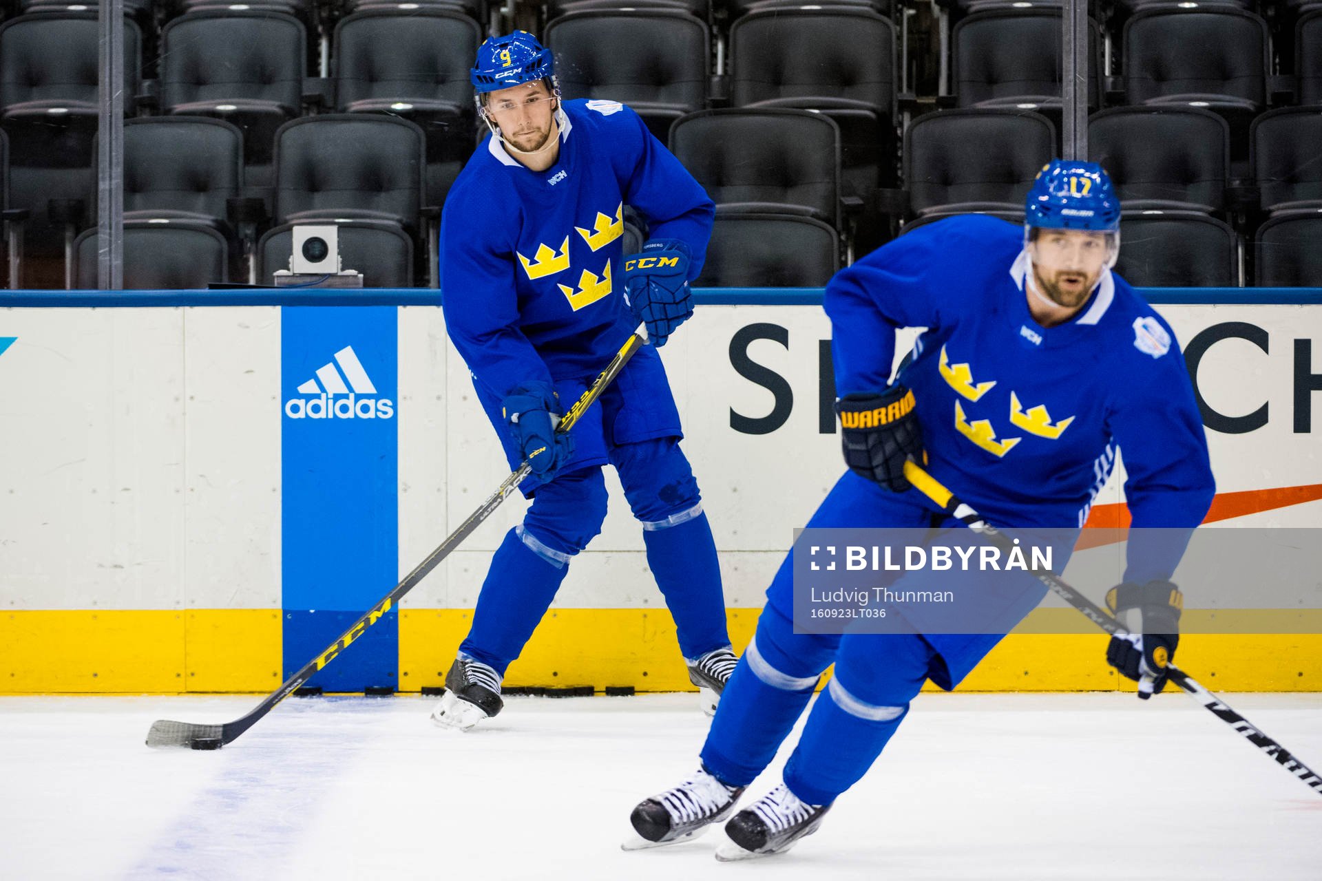 Sveriges Filip Forsberg och Patrik Berglund