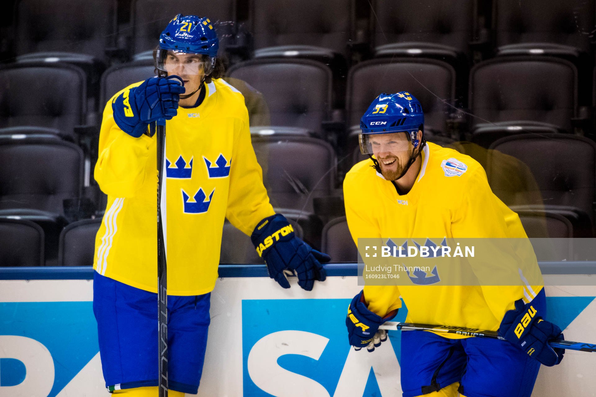 Sveriges Loui Eriksson och Henrik Sedin