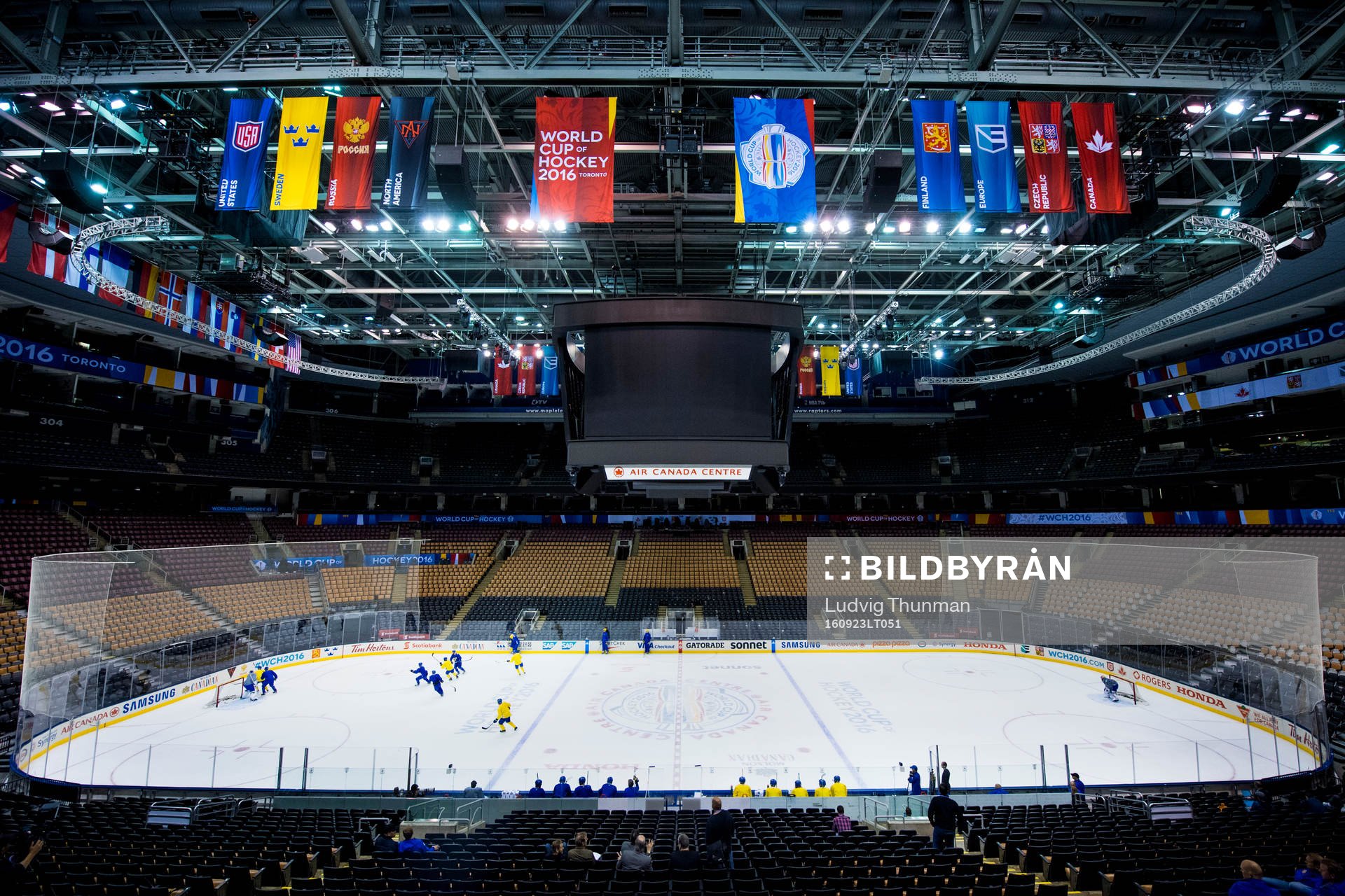 Interiör över Air Canada center