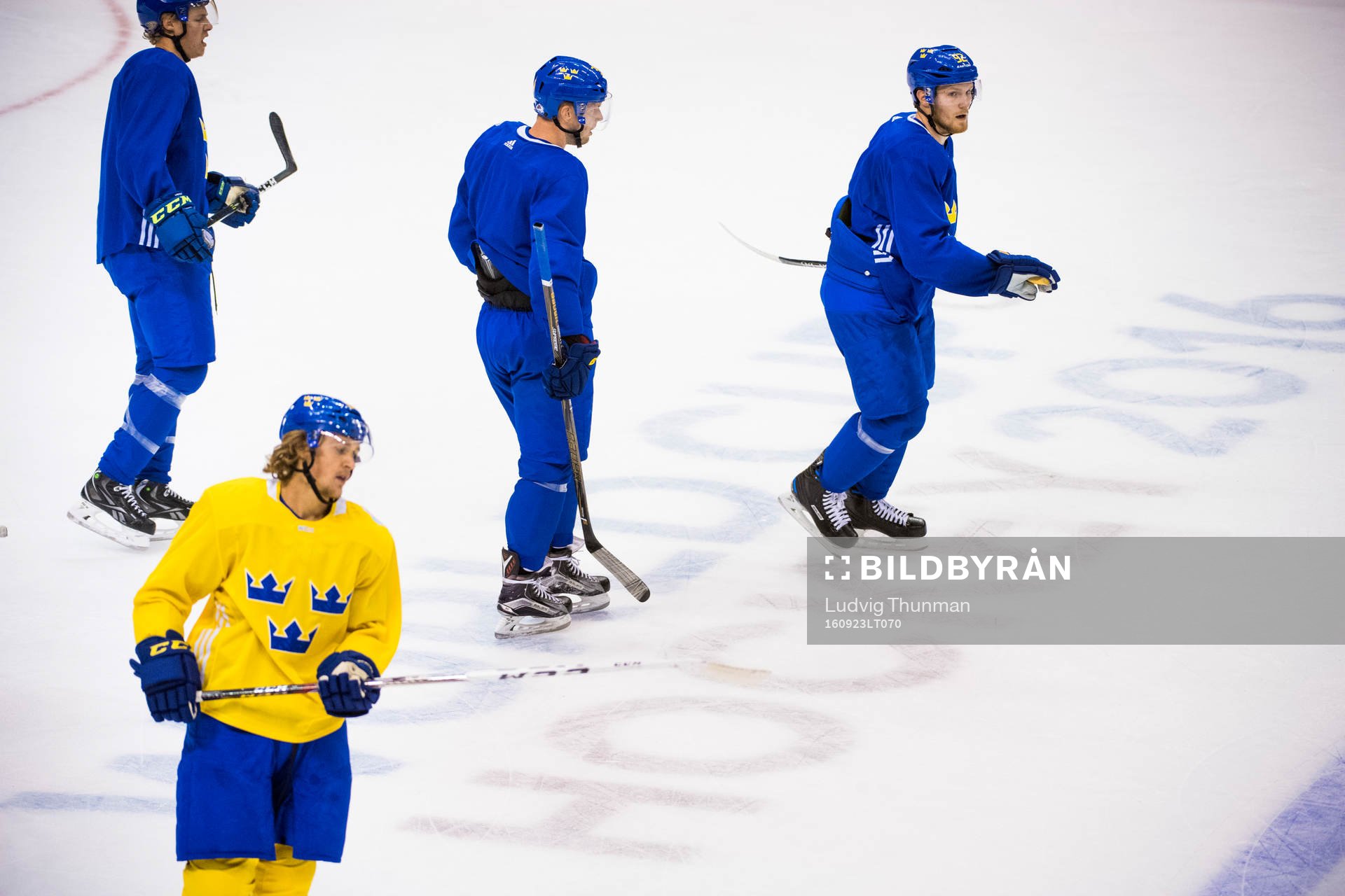 Sveriges Carl Hagelin och Gabriel Landeskog