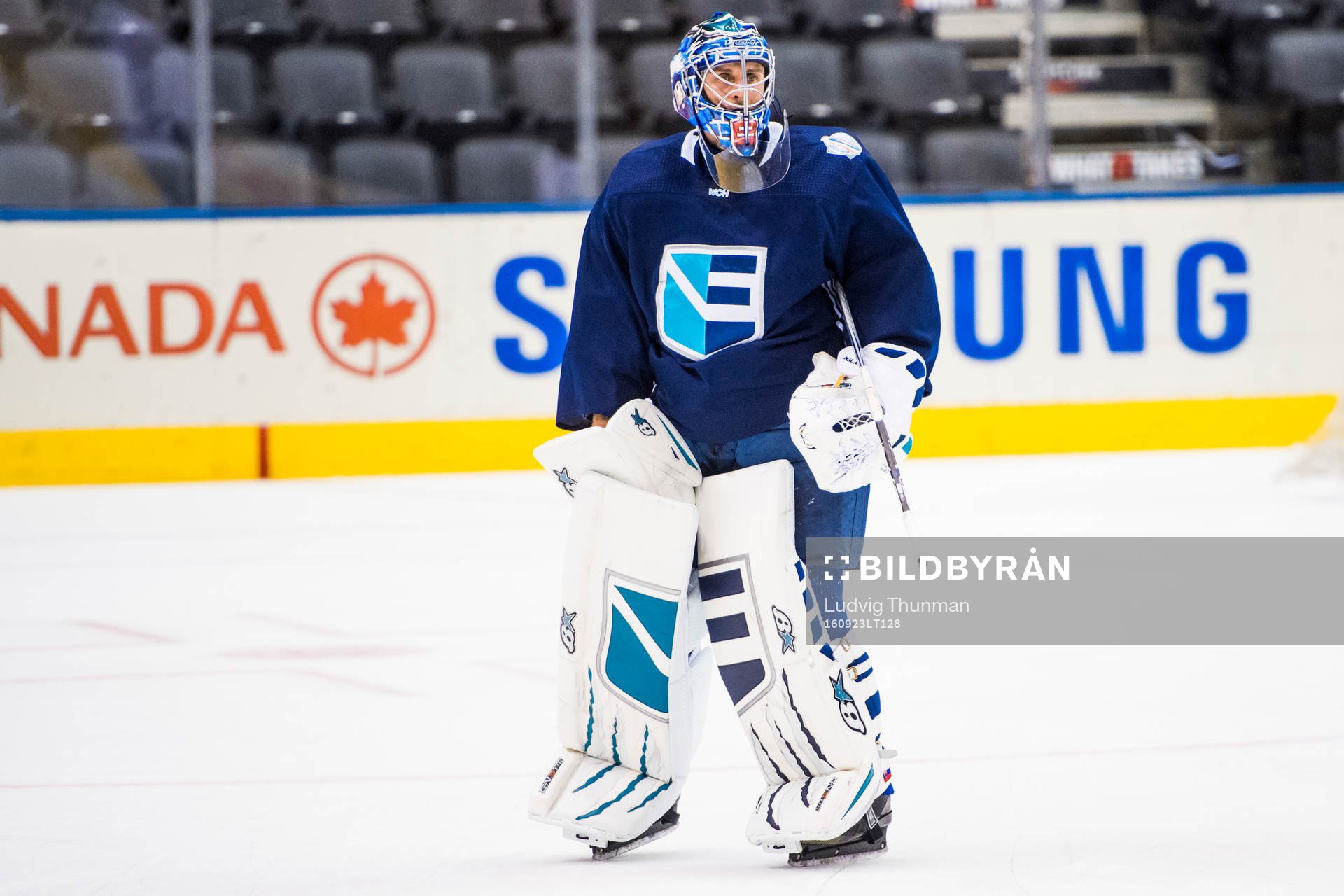 Europas målvakt Philipp Grubauer