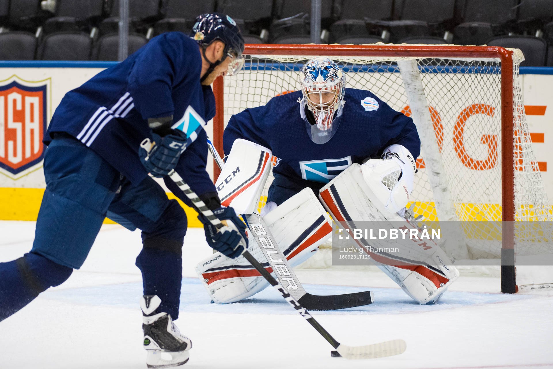 Europas målvakt Philipp Grubauer