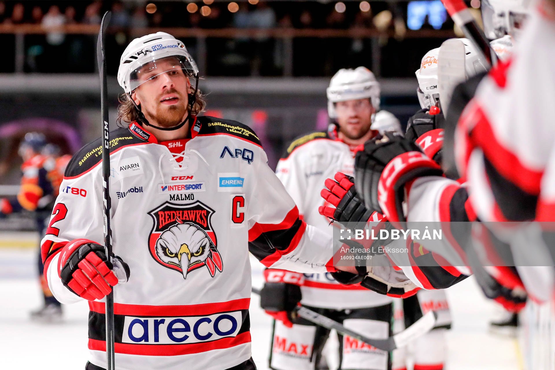 Malmö Redhawks Andreas Thuresson jublar