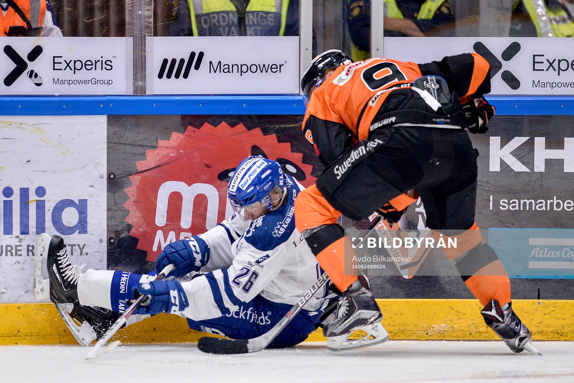 Leksands Patrik Norén och Karlskronas Morten Madsen