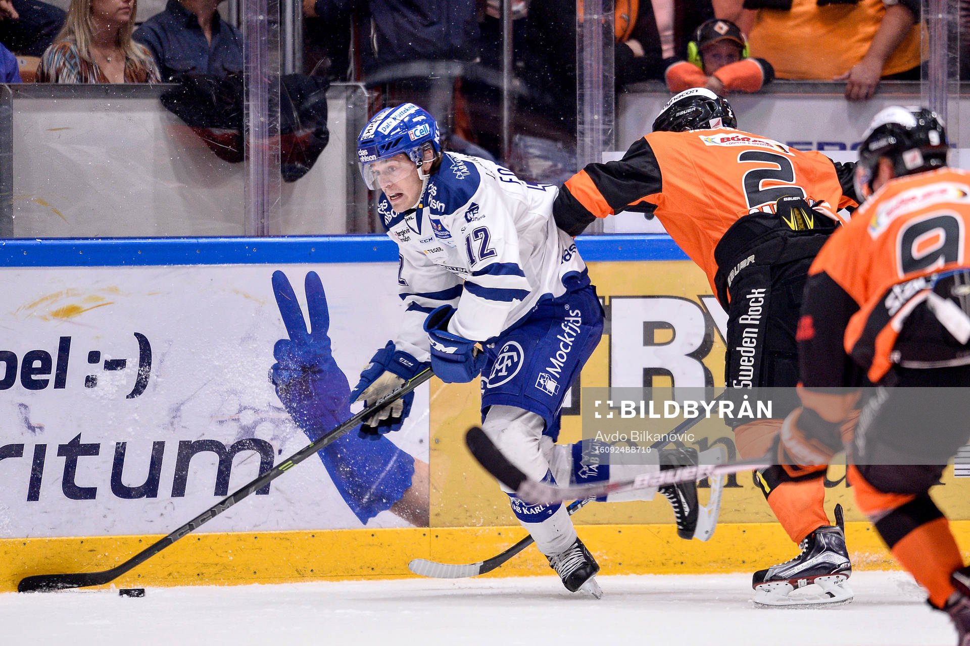 Leksands Fredrik Forsberg och Karlskronas Robin Gartner