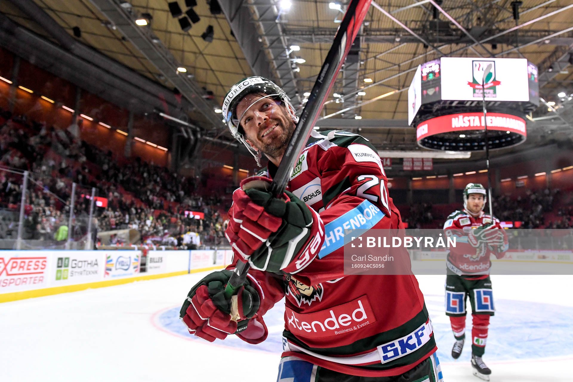 Frölundas Joel Lundqvist tackar publiken