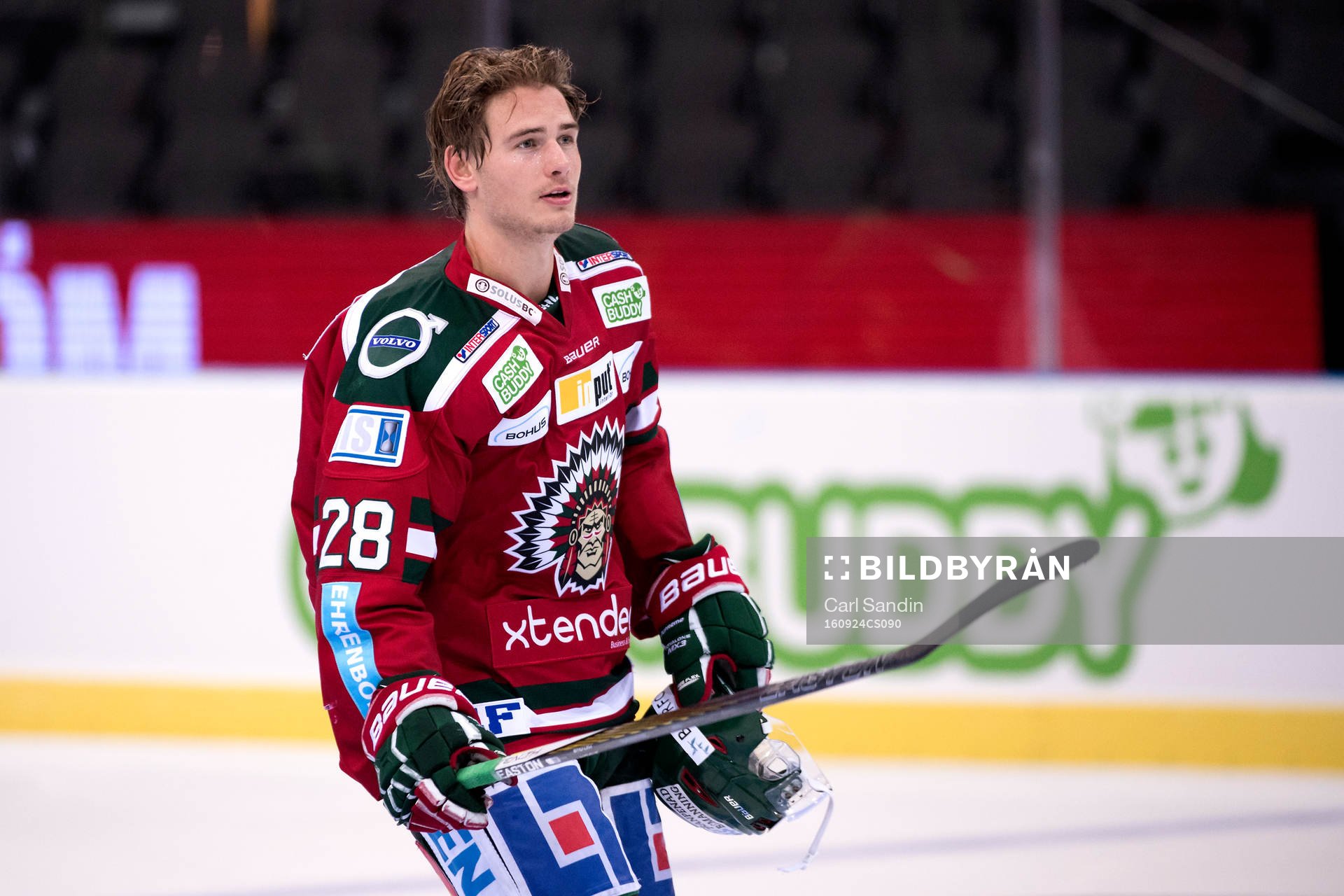 Frölundas Johan Sundström tackar publiken