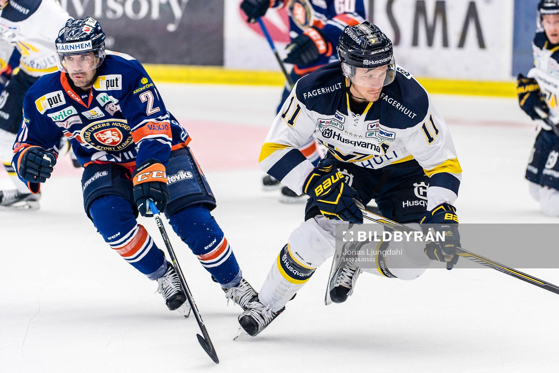 Växjös Cory Murphy och Växjös Simon Önerud