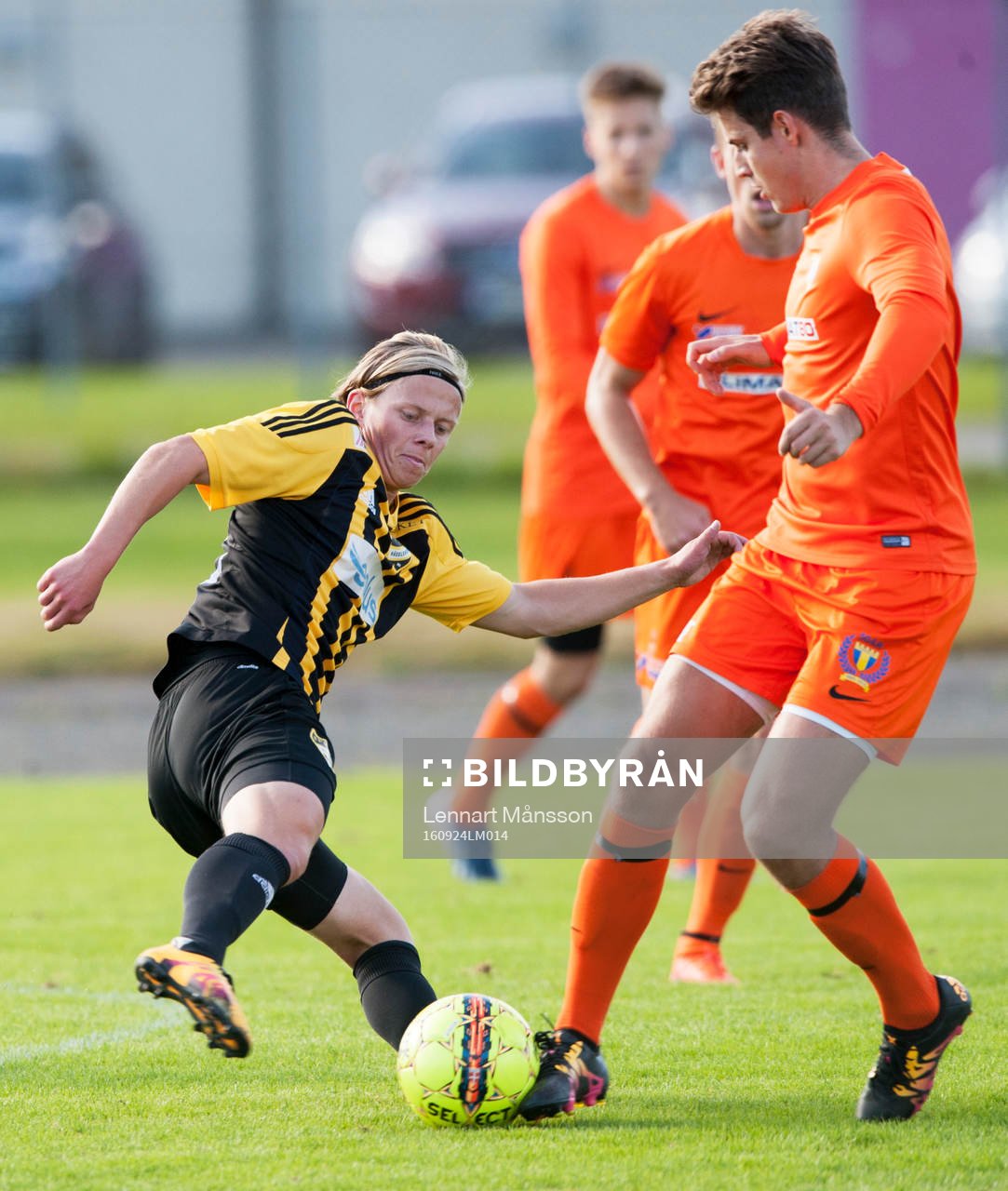 IFK Hässleholms Philip Bengtsson i matchen i division 2