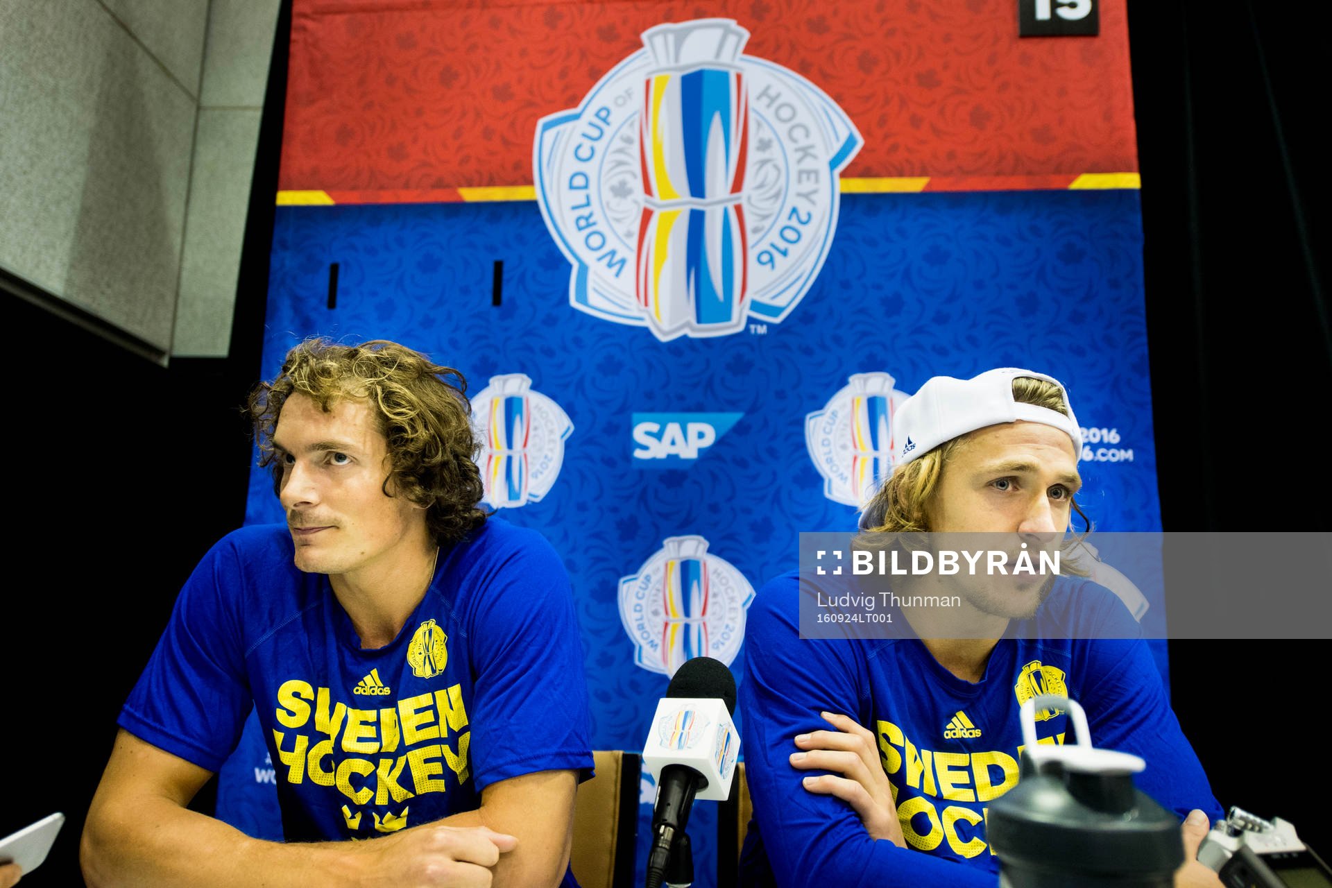 Sveriges Loui Eriksson och Carl Hagelin