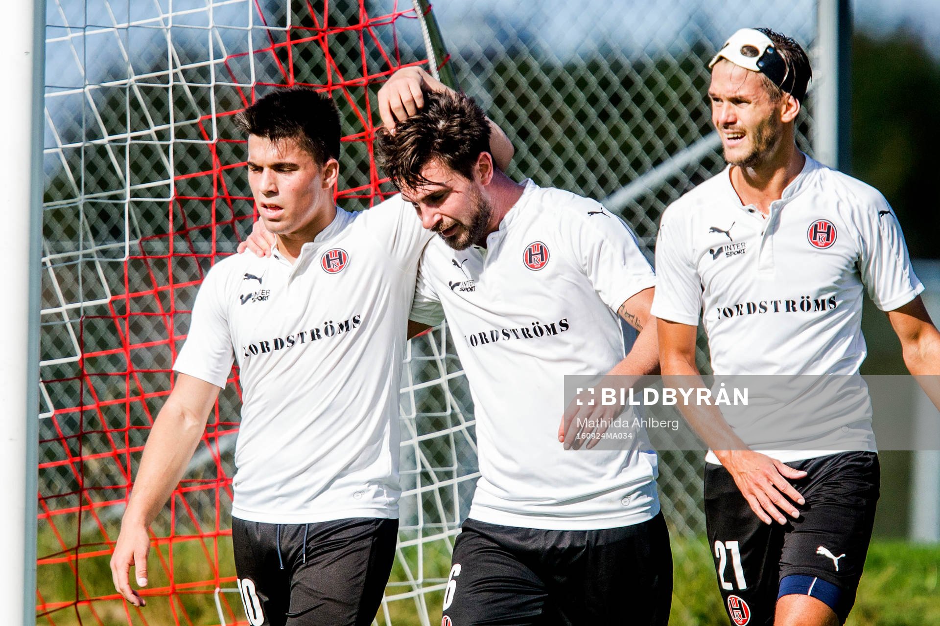 Hittarps Adonis Berisha, Robin Staaf och Mattias Hallberg