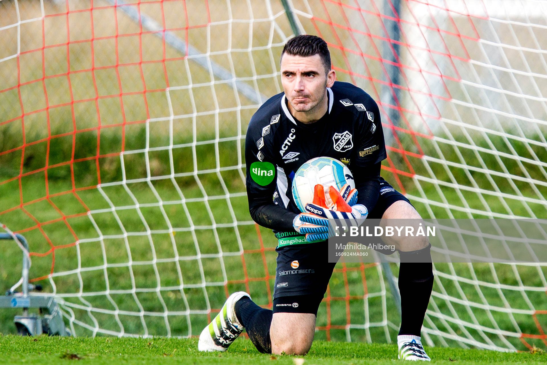 Fjärås  målvakt Mike Andersson