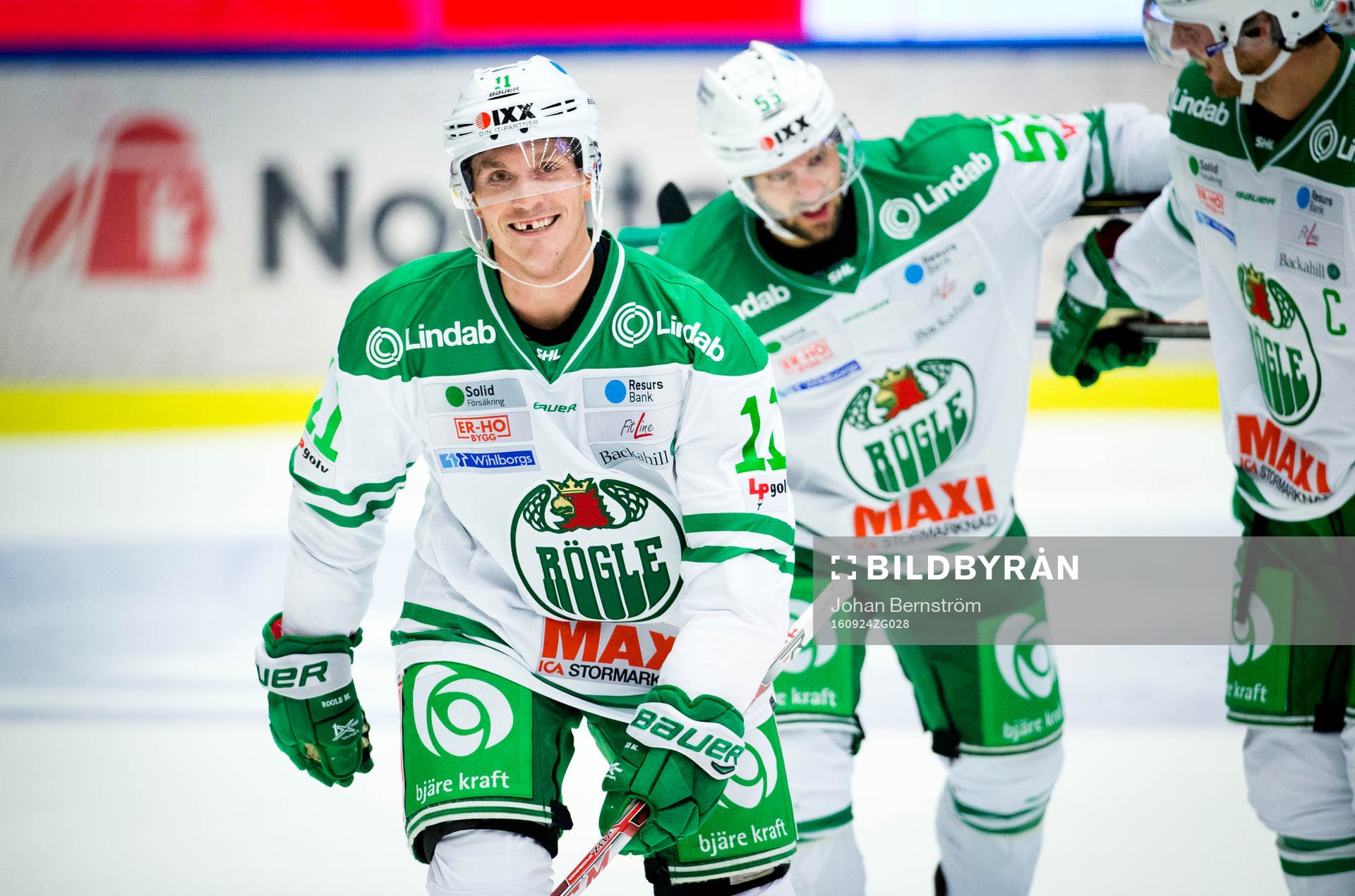 Rögles Bryan Lerg gör 3-4 och jublar