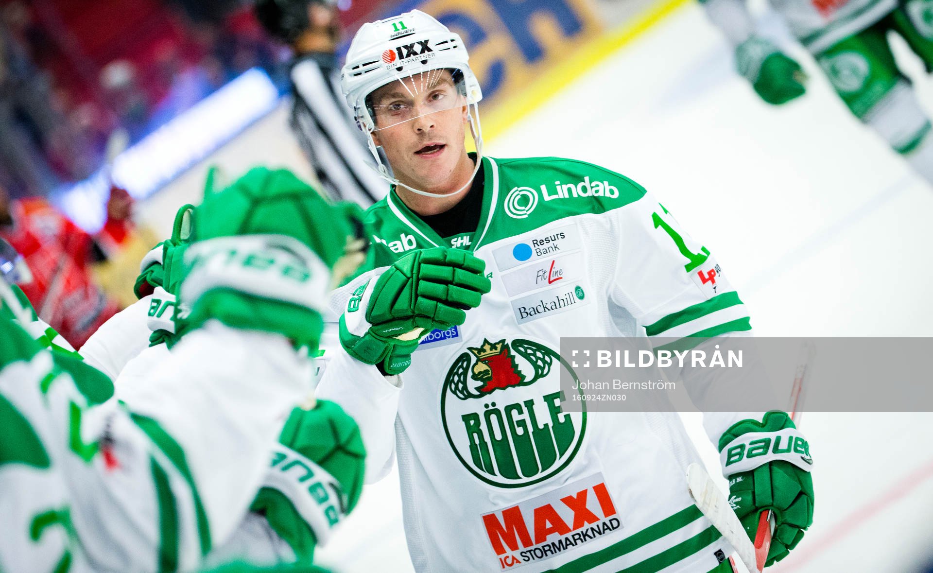 Rögles Bryan Lerg gör 3-3 och jublar