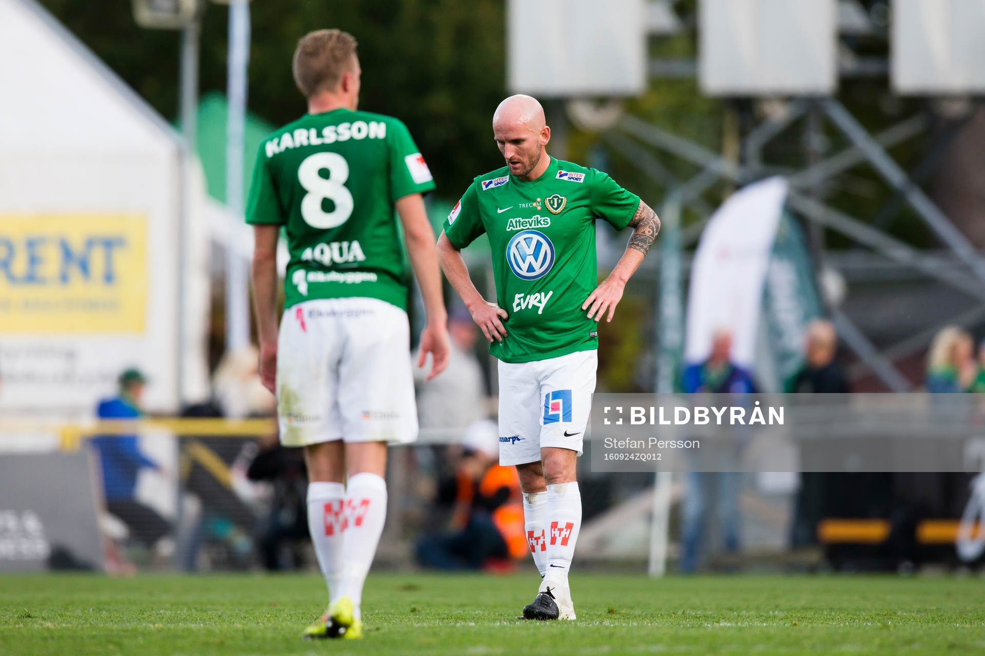 Jönköpings Joakim Karlsson och Tobias Nilsson deppar