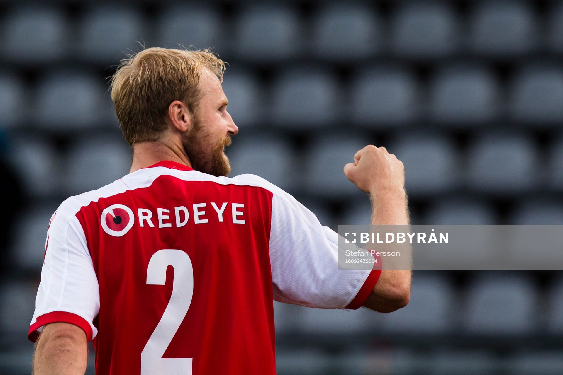 Kalmars Markus Thorbjörnsson jublar