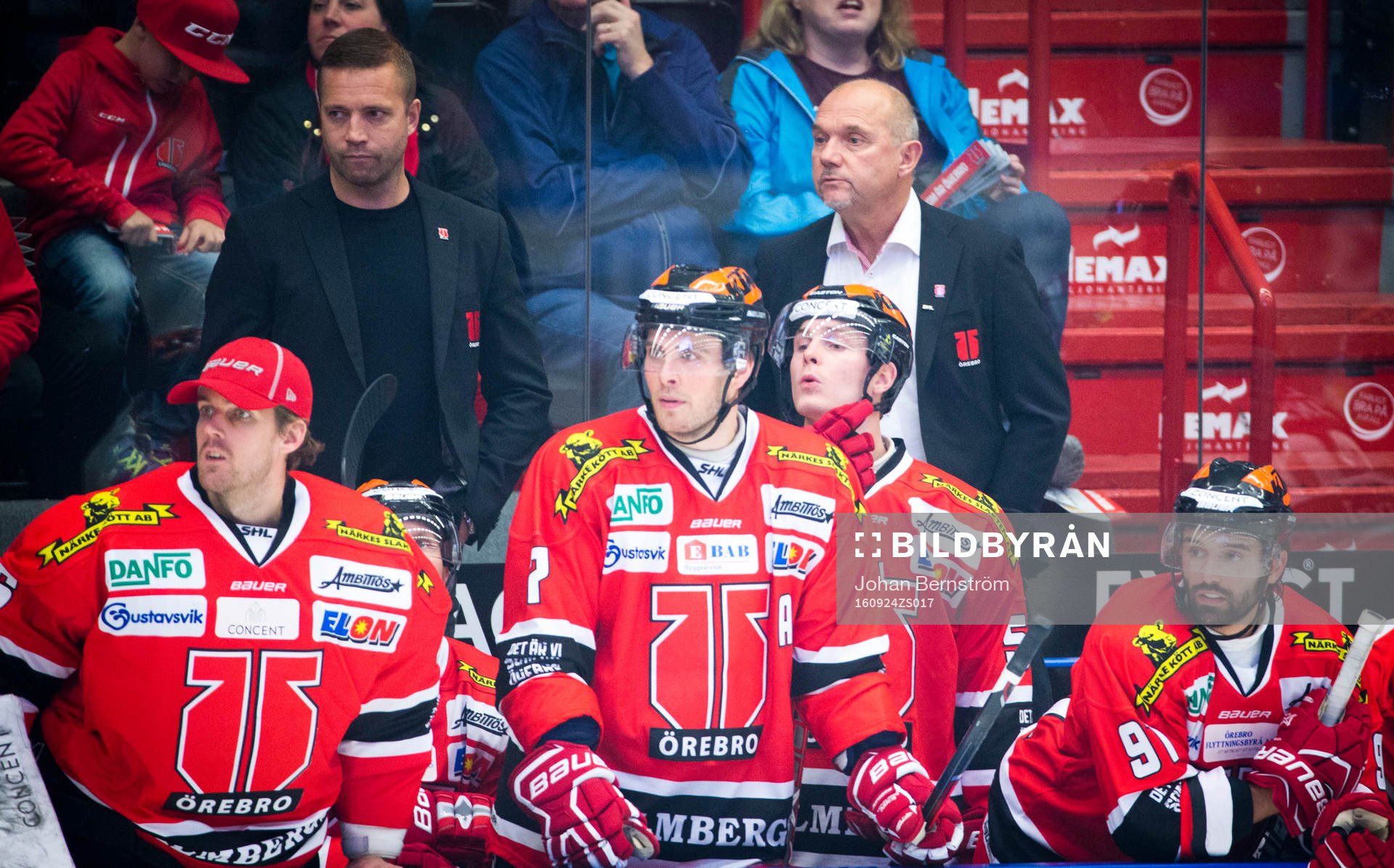 Örebros tränare Kent Johansson och assisterande tränare
