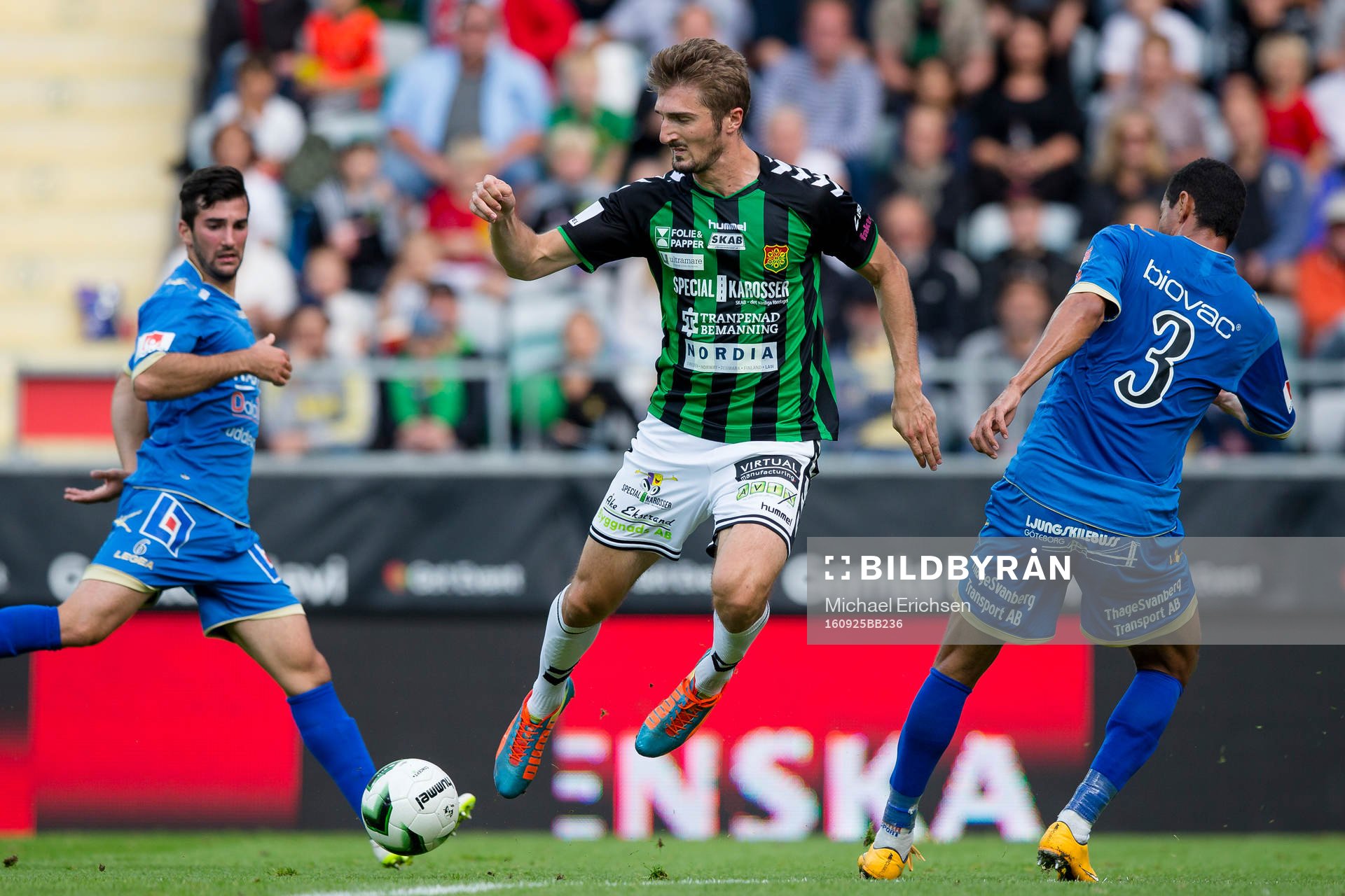 GAIS Dardan Rexhepi mot Ljungskiles Josemar Santana Silva