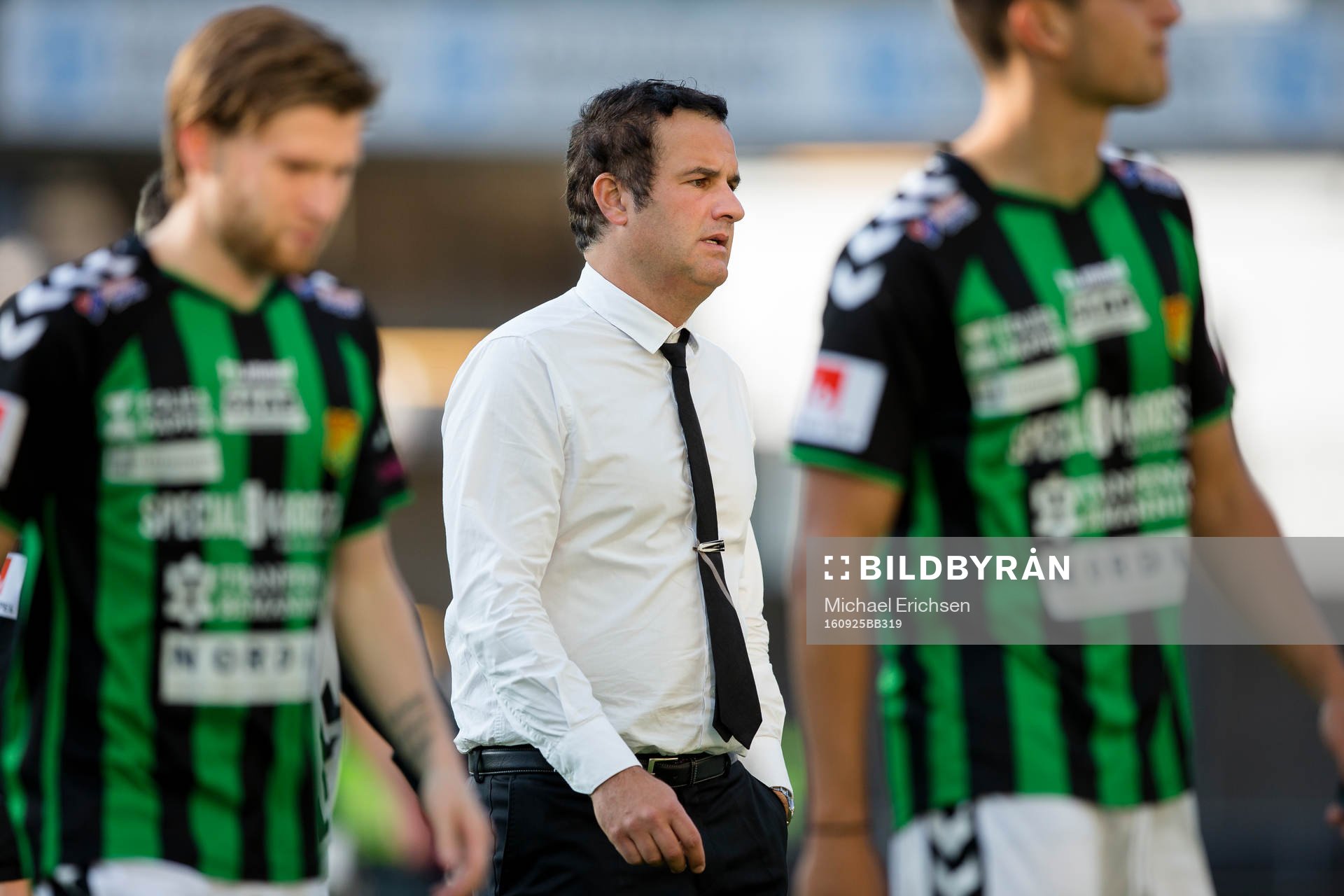 GAIS tränare Benjamin Westman deppar