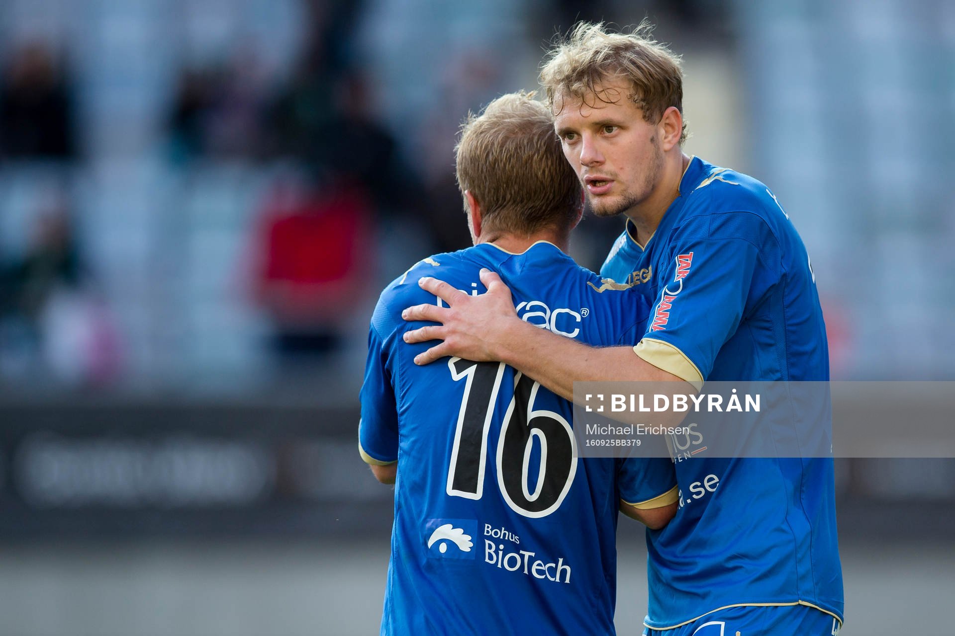 Ljungskiles David Frölund och Jakob Olsson glada