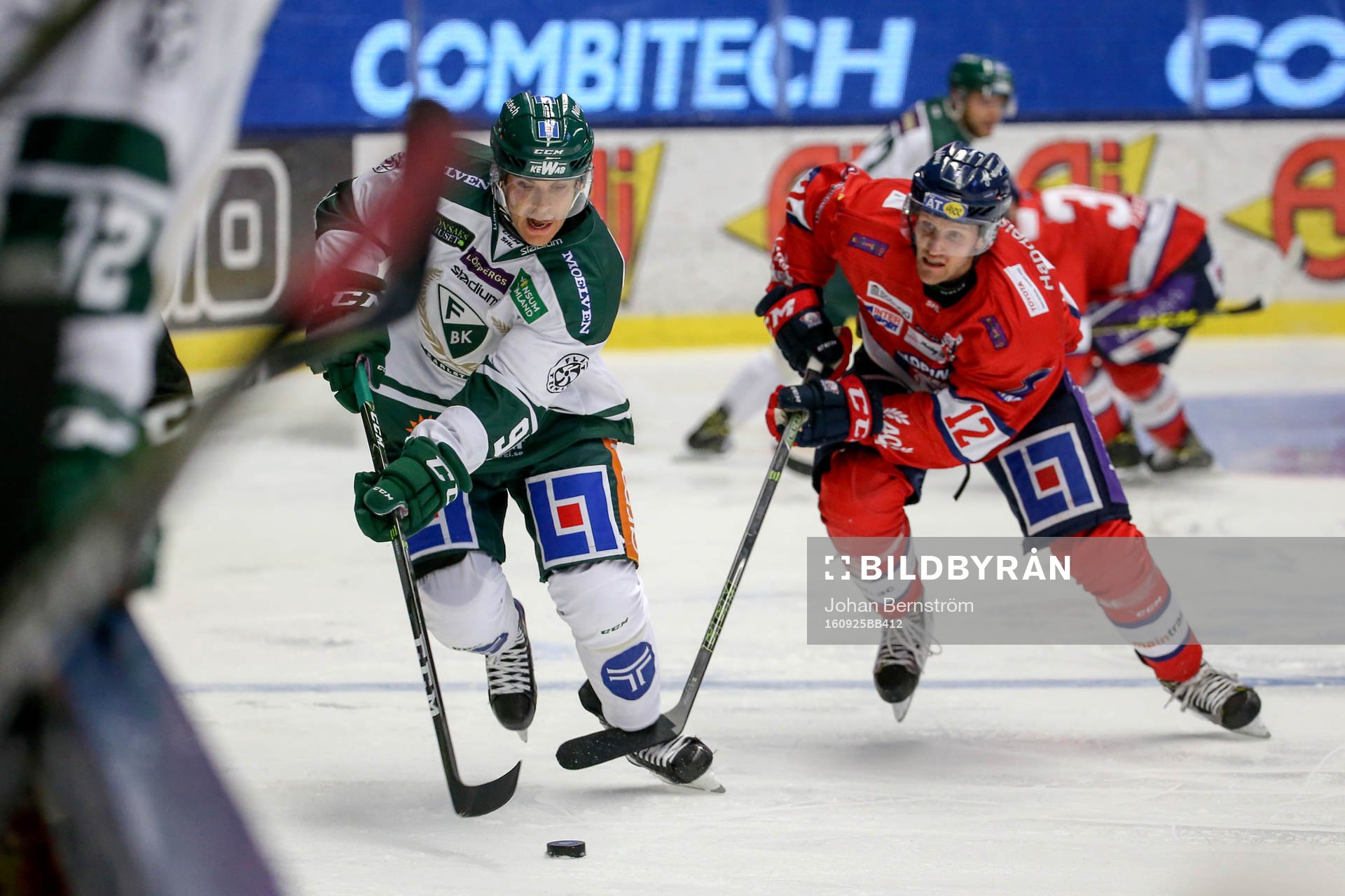 Färjestads Björn Svensson och Linköpings Sebastian