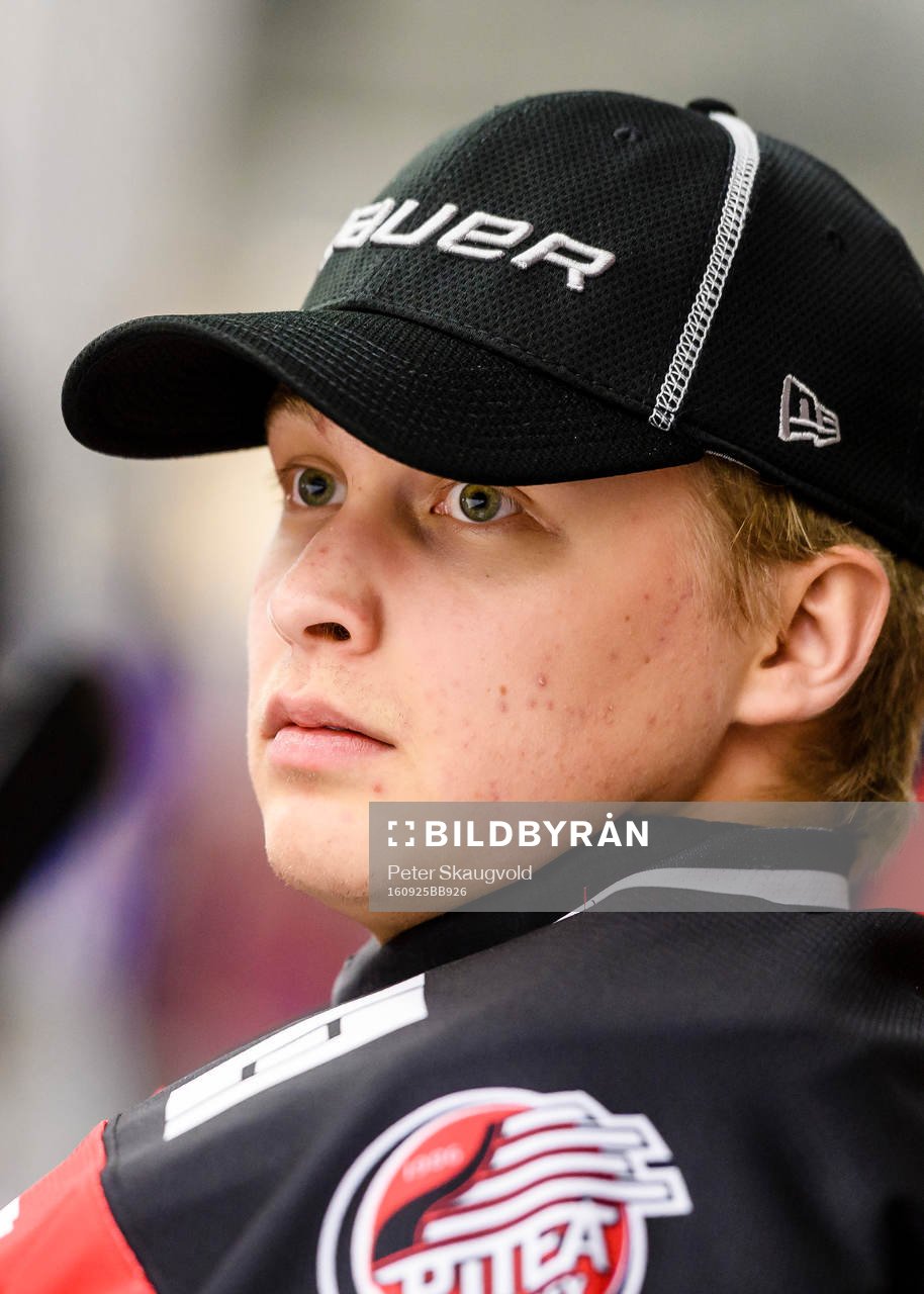Piteås målvakt Albin Ström