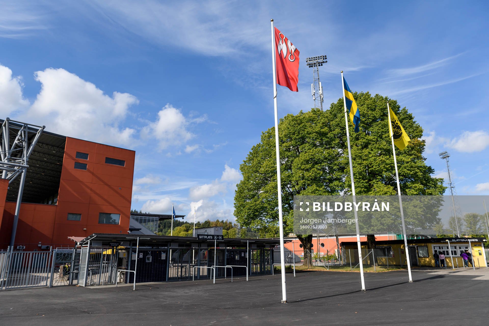 Exteriör på Borås arena