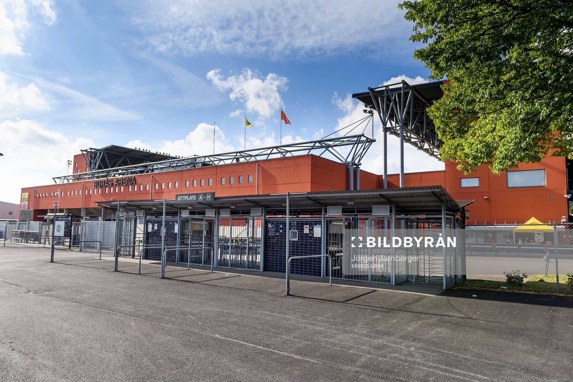 Exteriör på Borås arena