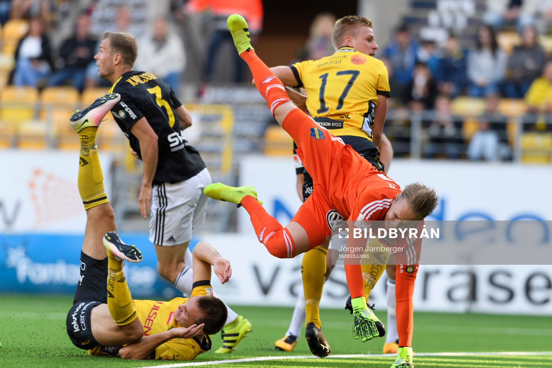 under fotbollsmatchen i Allsvenskan mellan Elfsborg och AIK