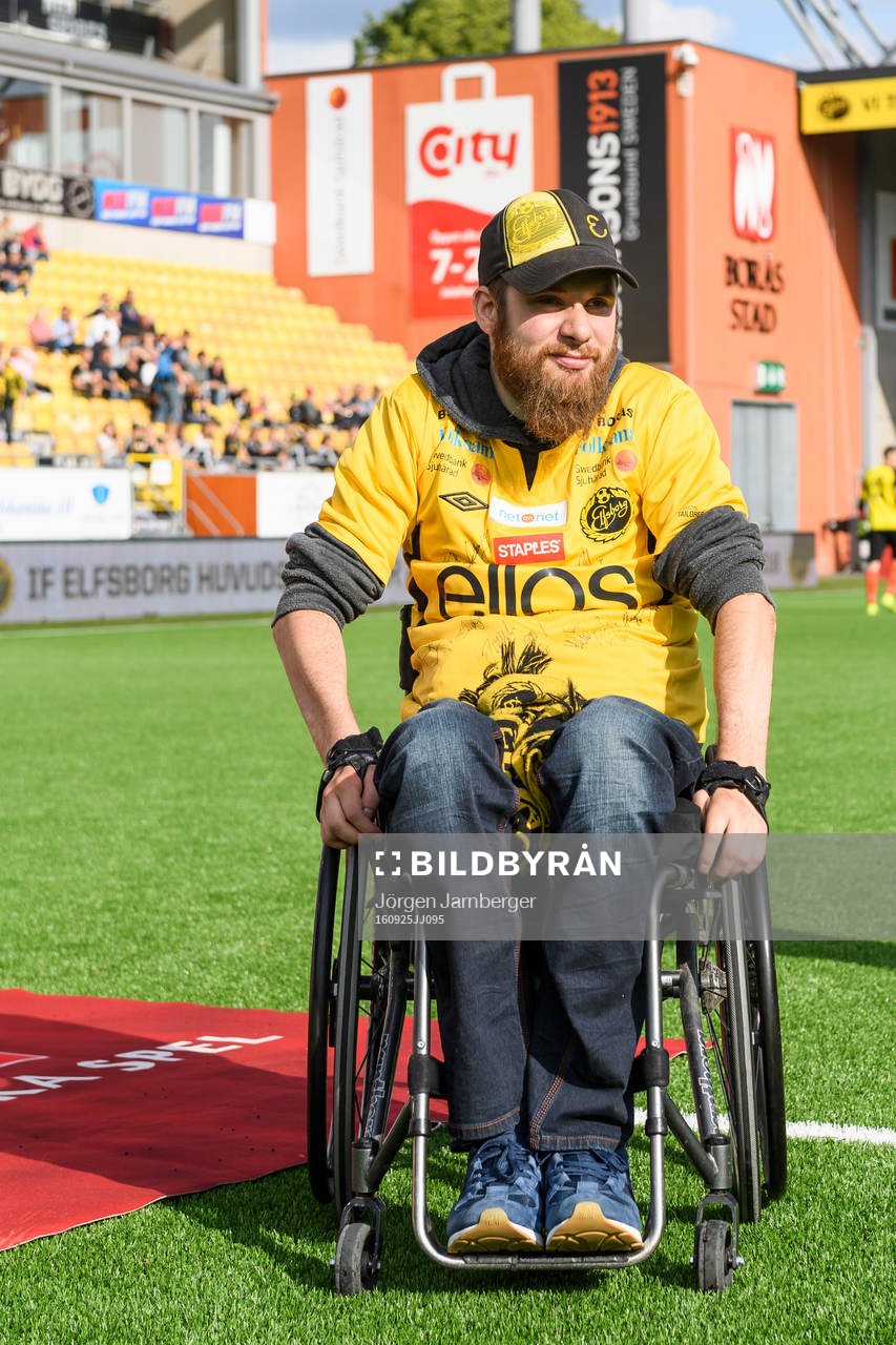 Claes Bertilsson som deltog i Paralympics och