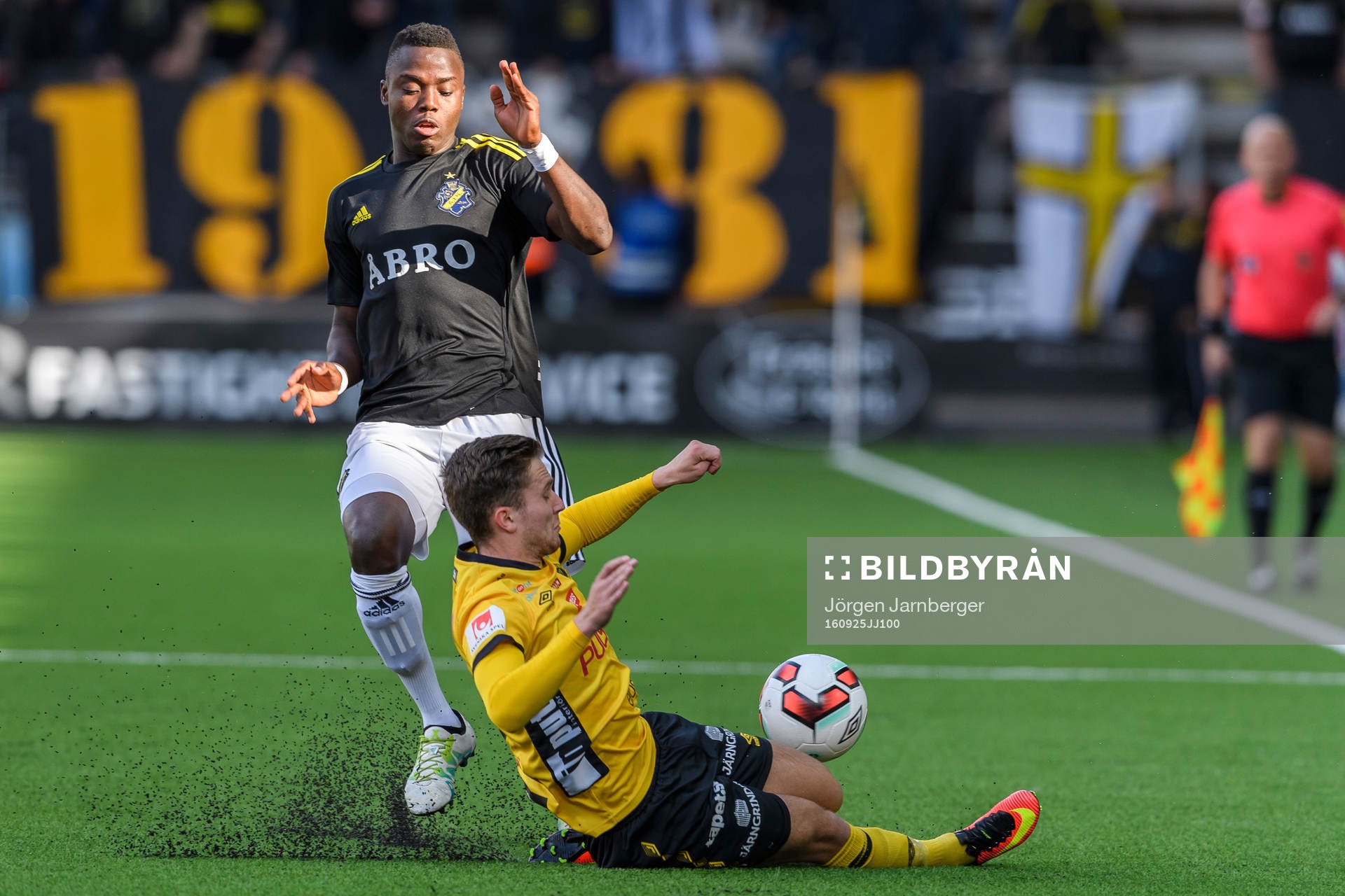 under fotbollsmatchen i Allsvenskan mellan Elfsborg och AIK