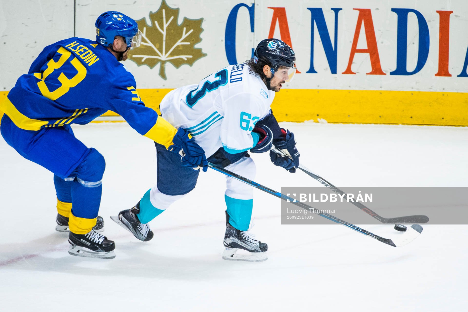 Sveriges Henrik Sedin jagar Europas Mats Zuccarello