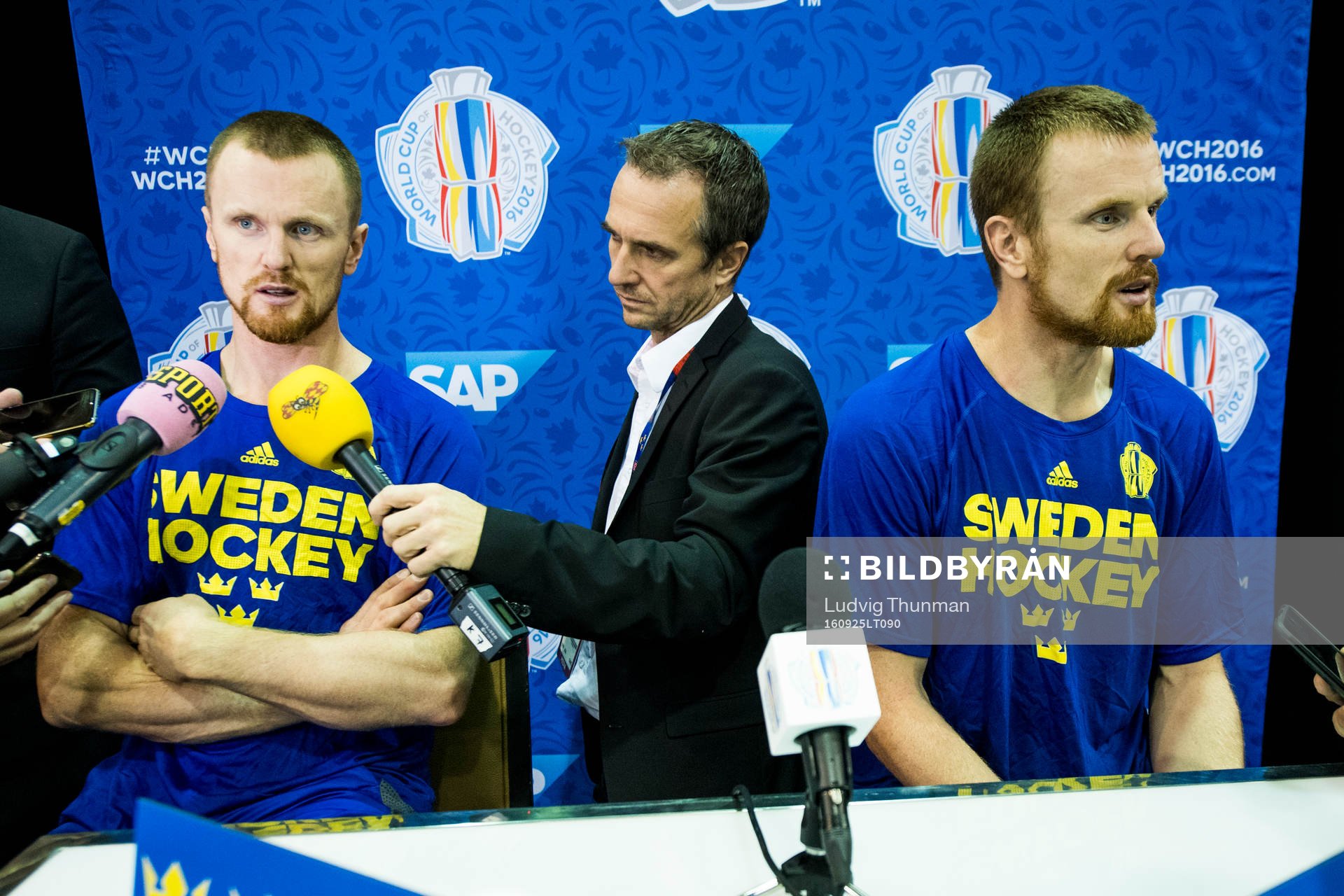 Sveriges Daniel Sedin och Henrik Sedin