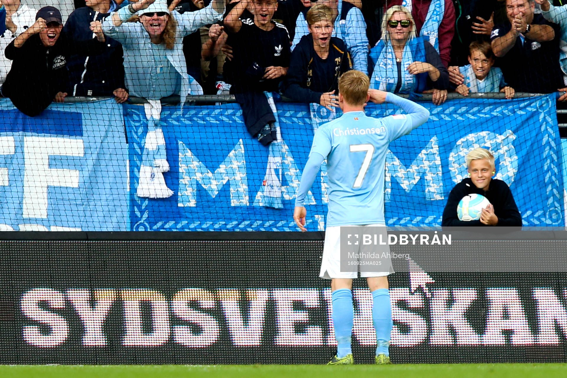 Malmö FFs Anders Christiansen jublar
