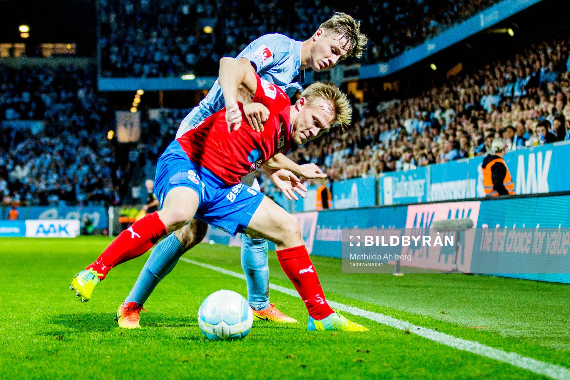 Helsingborgs Andreas Landgren och Malmö FFs Mattias
