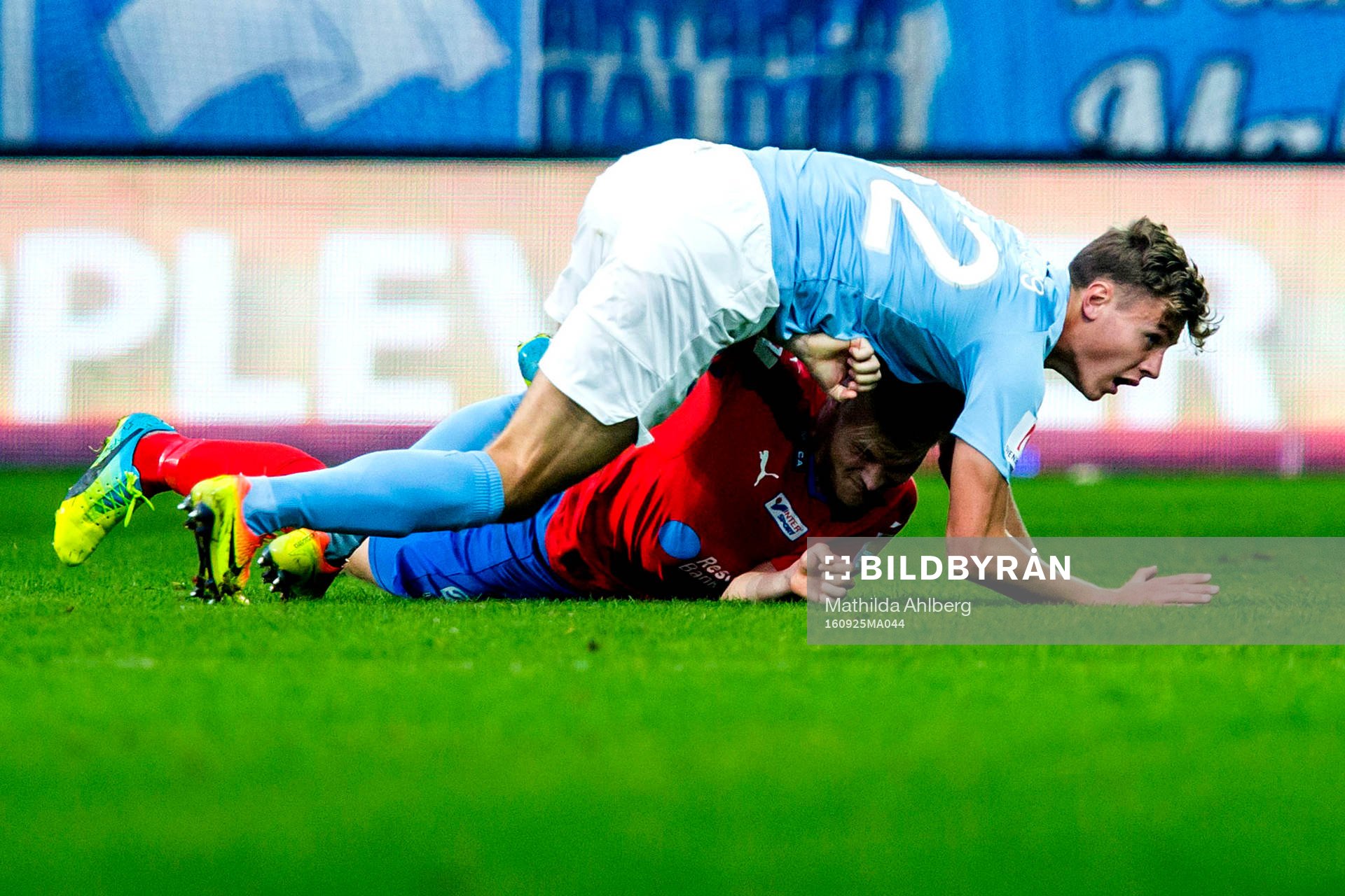 Helsingborgs Andreas Landgren och Malmö FFs Mattias