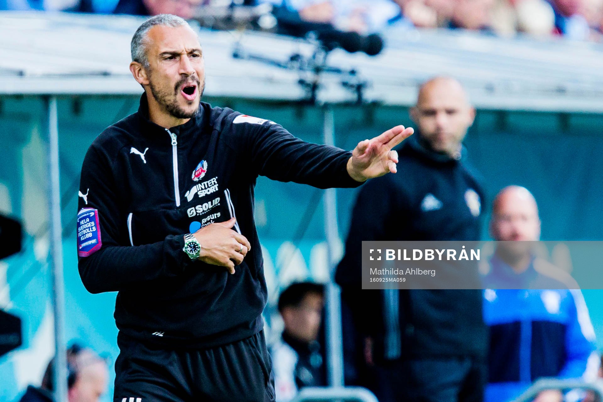 Helsingborgs manager Henrik Larsson