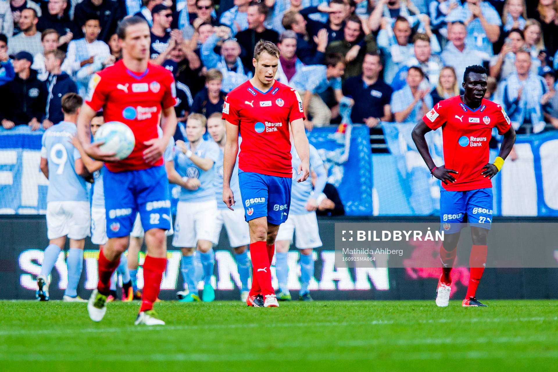 Helsingborgs Jesper Lange, Frederik Helstrup Jensen och
