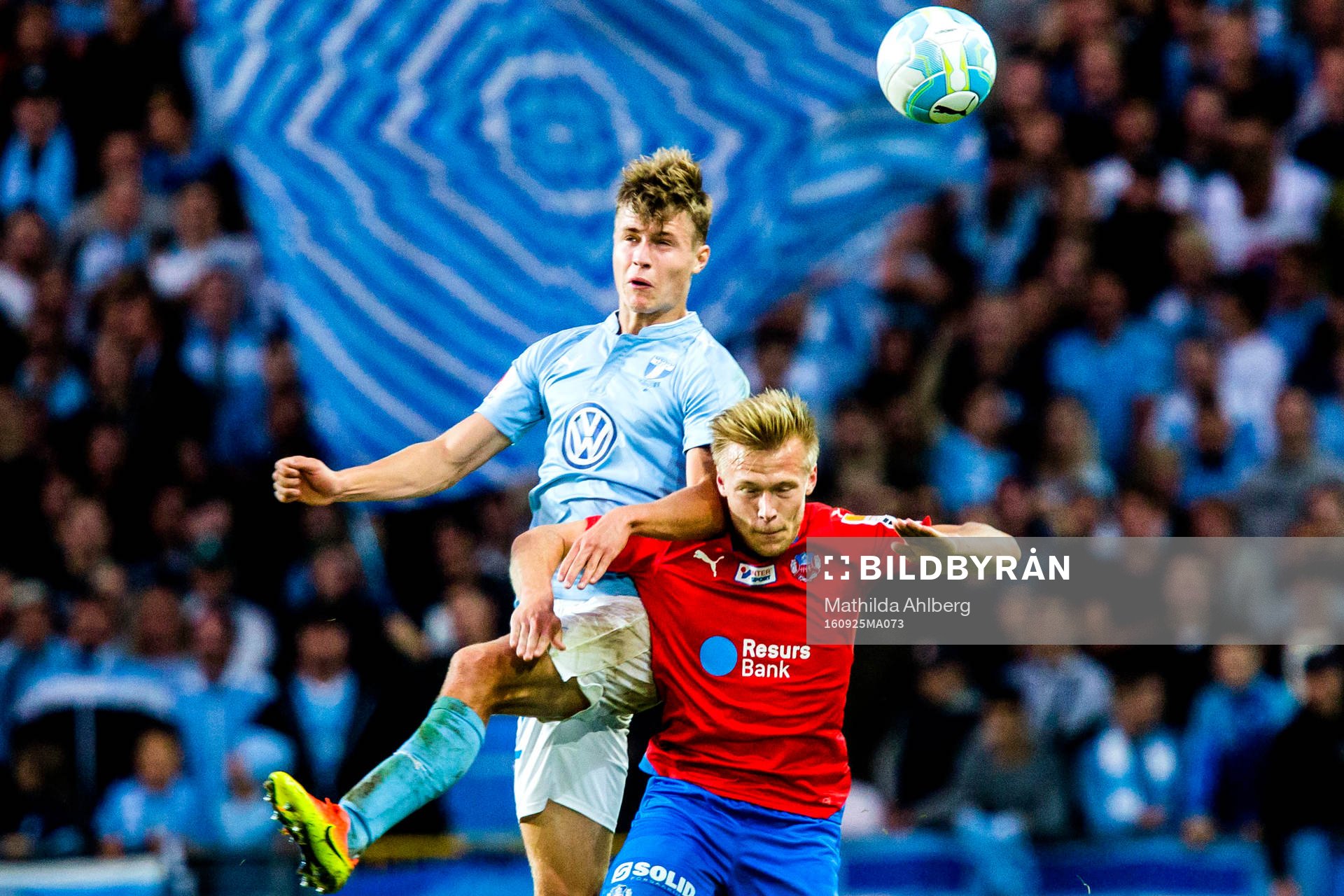 Malmö FFs Mattias Svanberg och Helsingborgs Johan