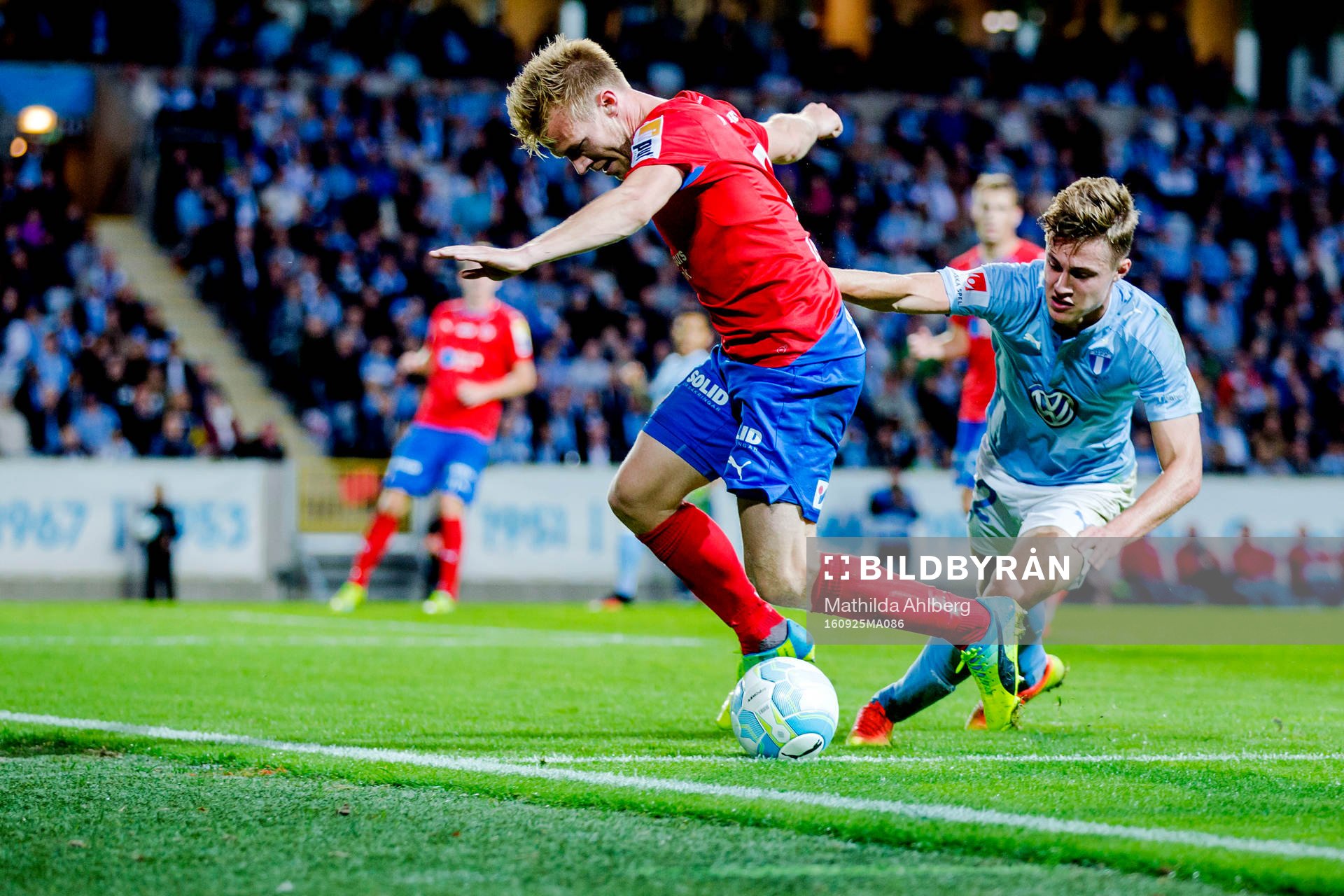 Helsingborgs Andreas Landgren och Malmö FFs Mattias