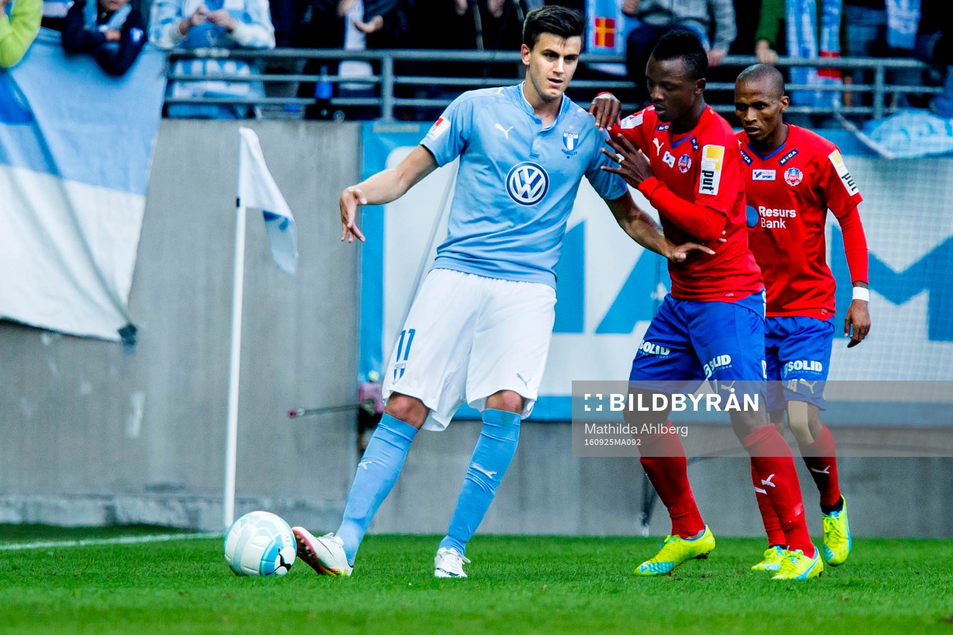 Malmö FFs Alexander Jeremejeff och Helsingborgs Lalawélé